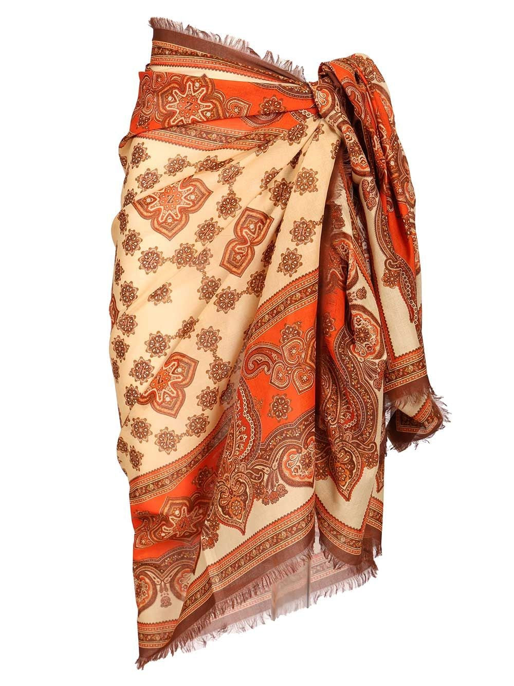 Zimmermann Women Printed Cotton Pareo ZIMMERMANN