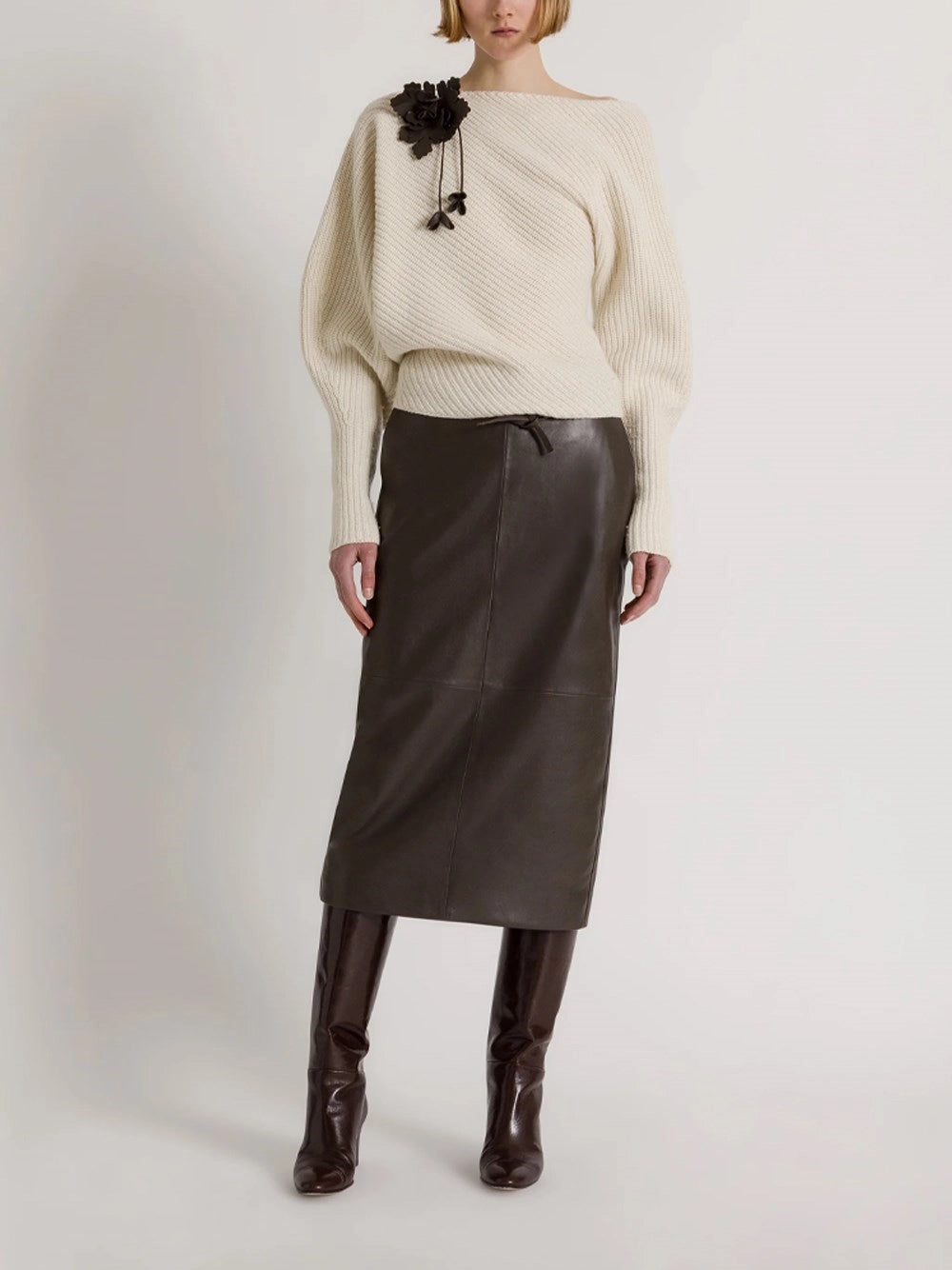 Alberta Ferretti Women Leather Skirt ALBERTA FERRETTI