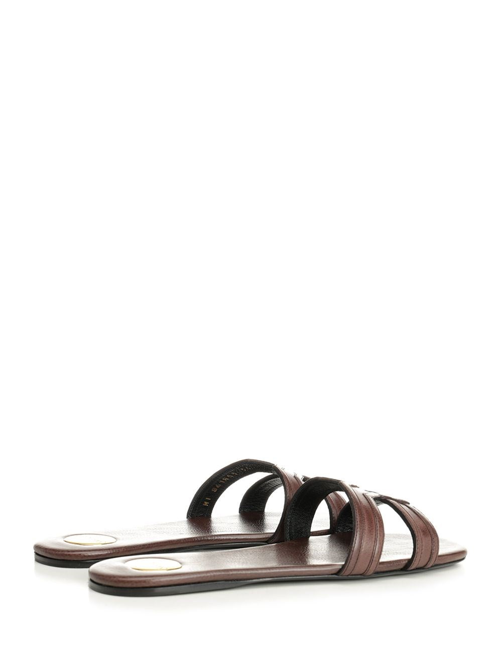 Saint Laurent Women Mabrouka Leather Sandals SAINT LAURENT