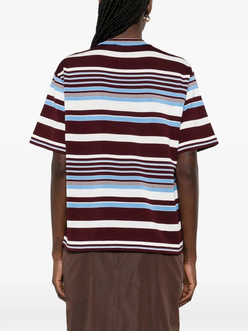 Prada Women Striped Round Neck PRADA