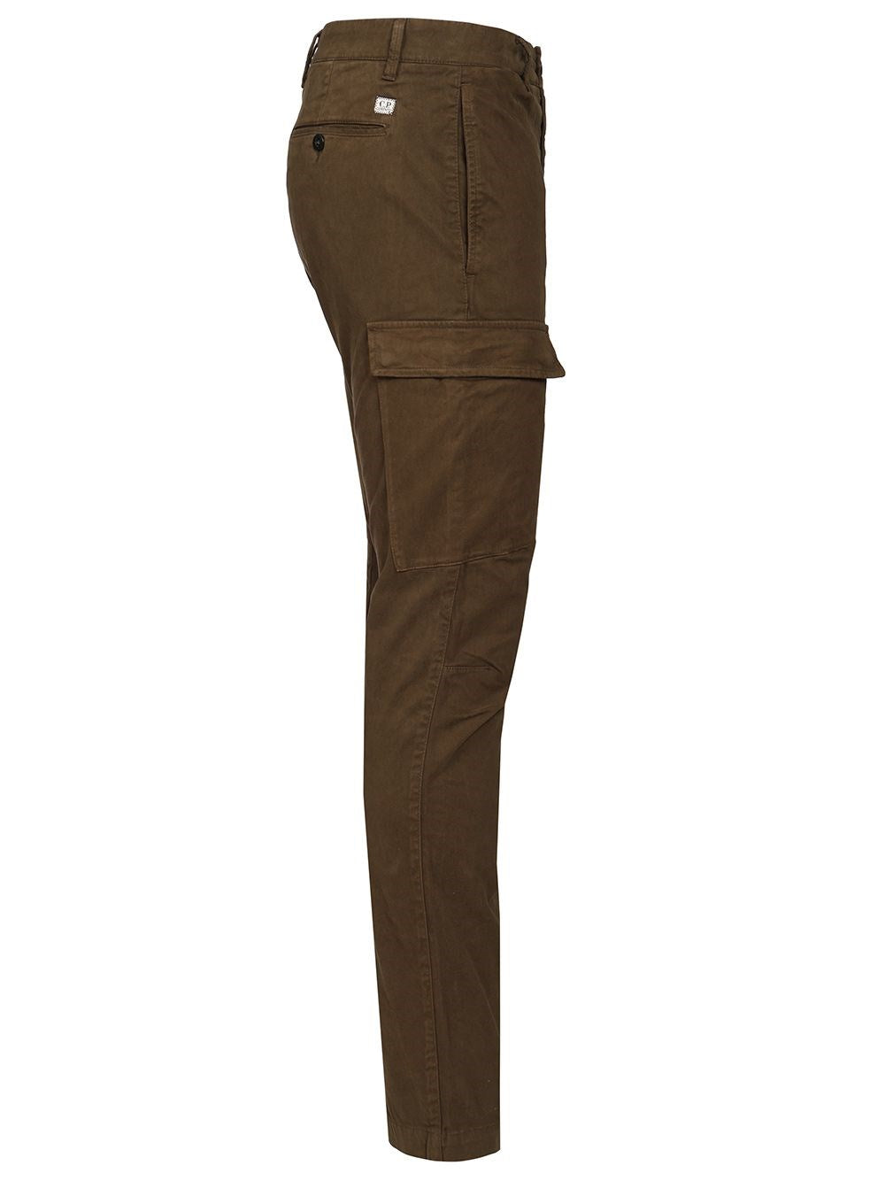 C.P. Company Men Cargo Trousers Made Of Stretch Cotton Satin C.P. COMPANY