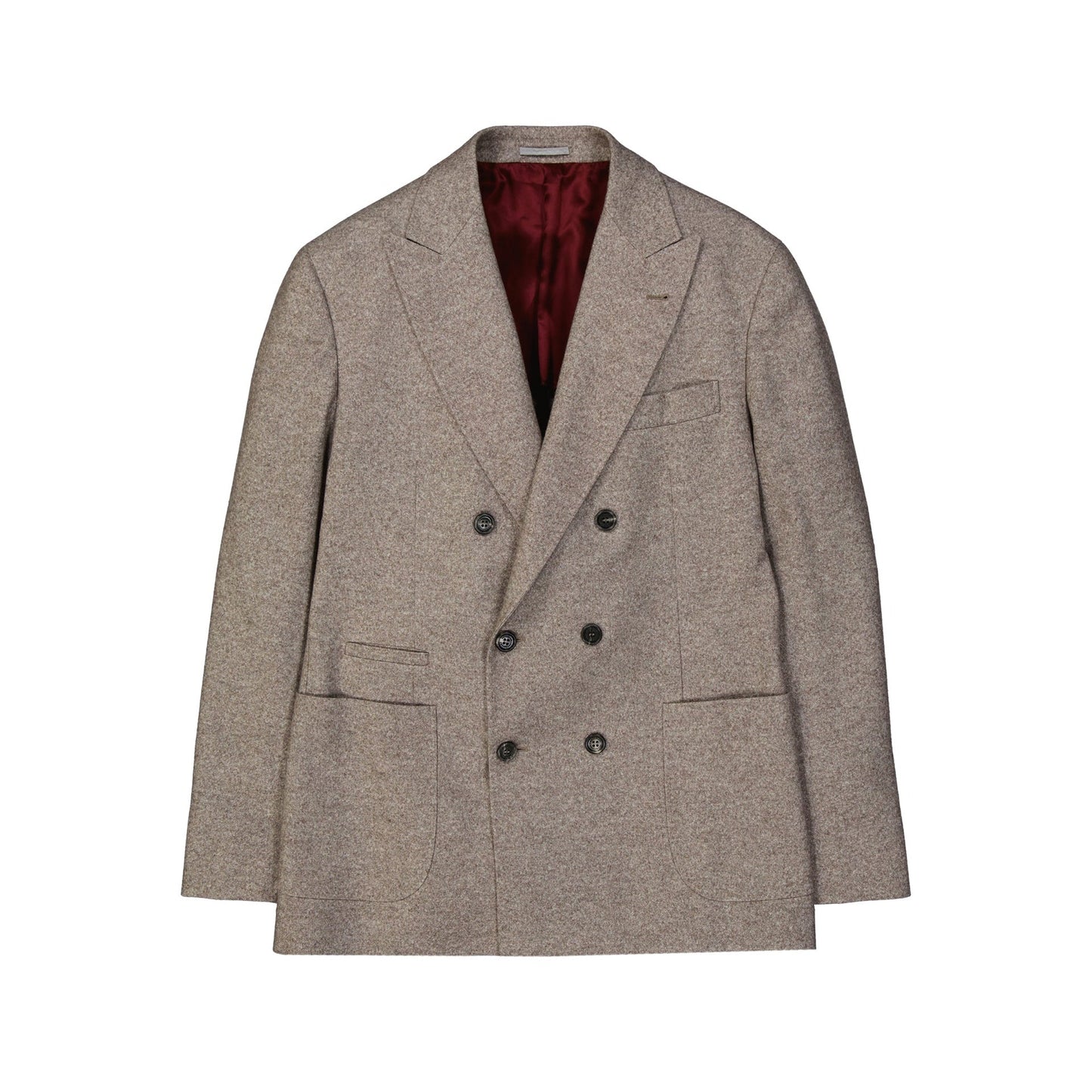 Brunello Cucinelli Double-Breasted Wool Jacket Men BRUNELLO CUCINELLI