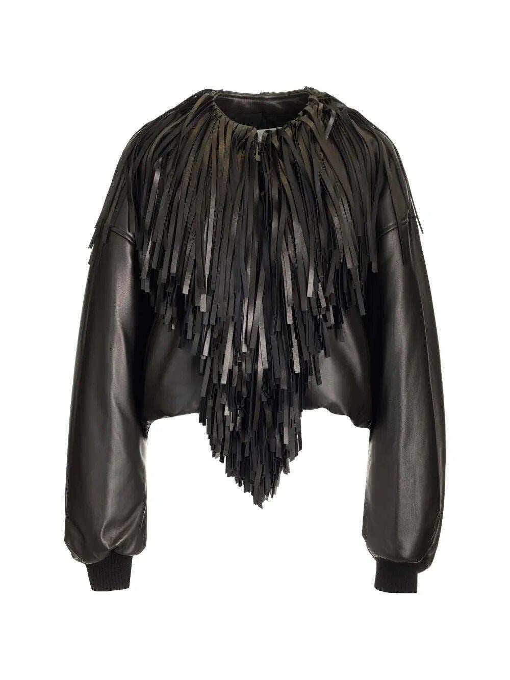 Alaïa Women Fringed Bomber Jacket ALAIA