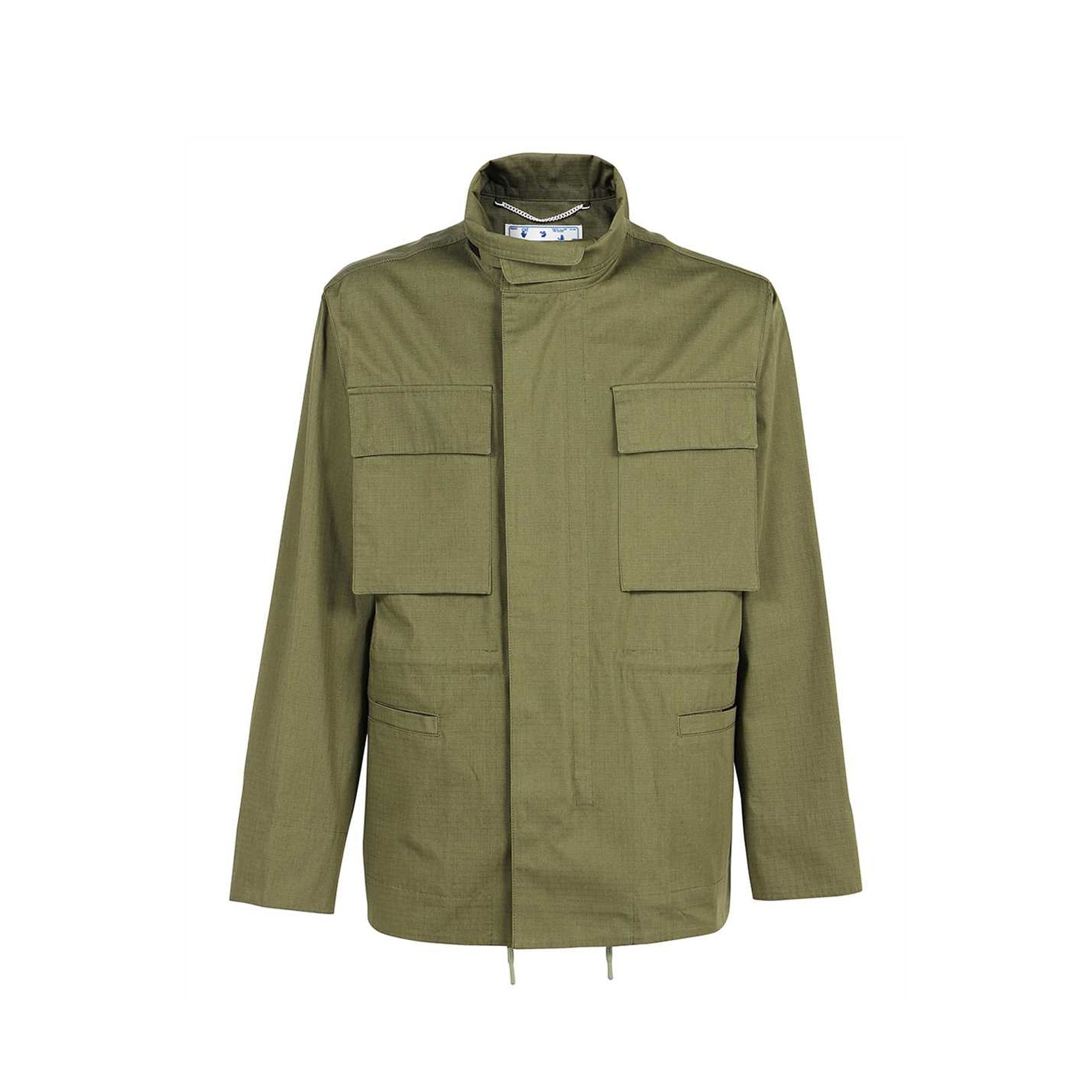 Off-White Arrow Field Cotton Jacket Men OFF-WHITE
