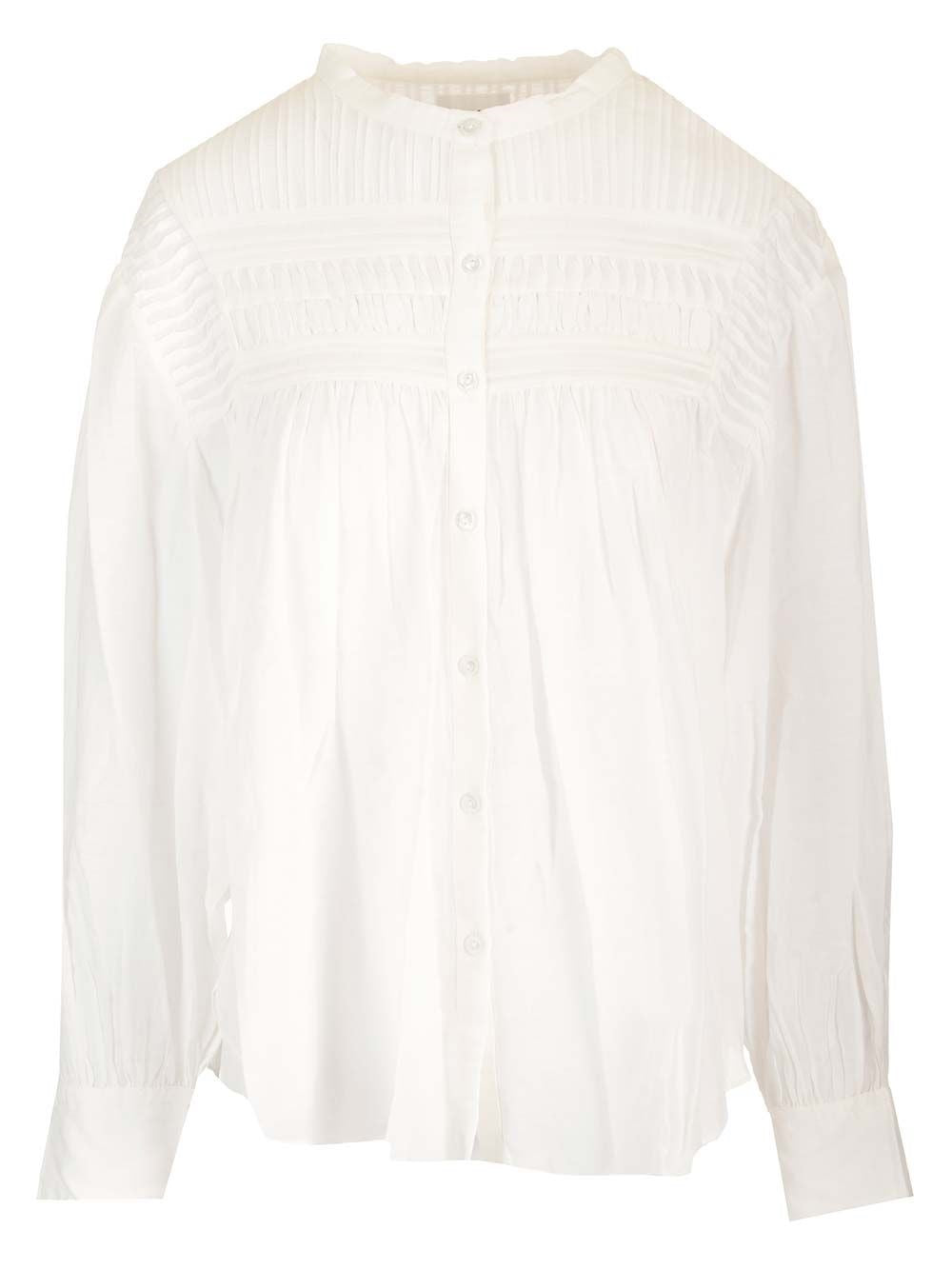 Marant Etoile Women "Plalia" Silk Voile Blouse ISABEL MARANT ETOILE