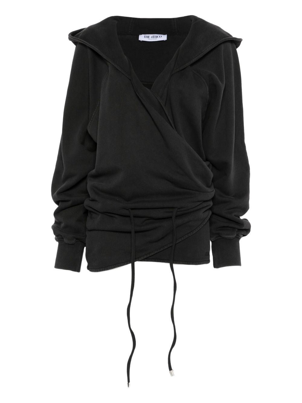 The Attico Women Jersey Sweatshirt Dress