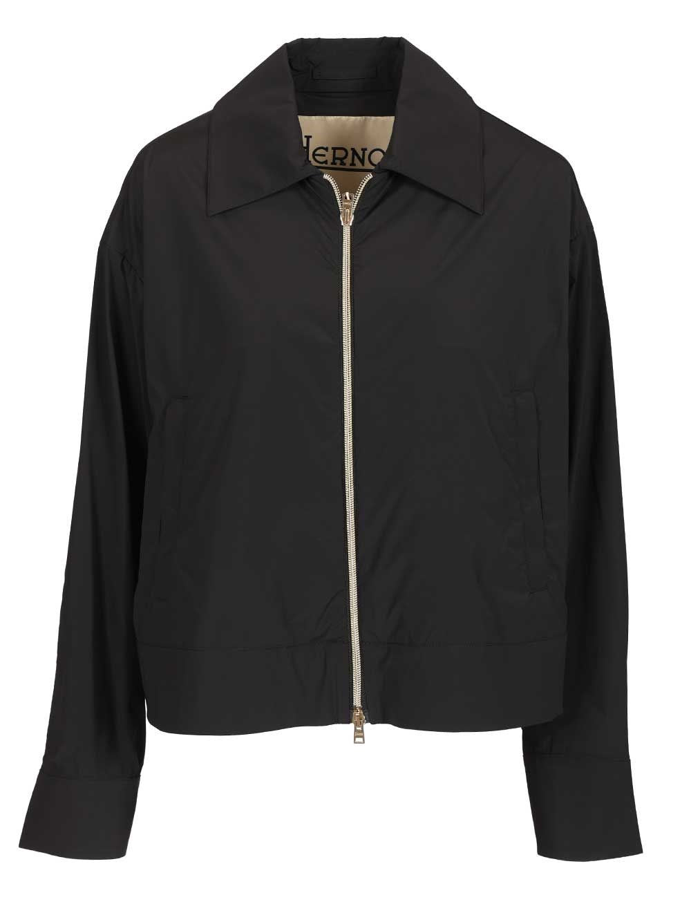 Herno Women Short Jacket In Stretch Nylon HERNO