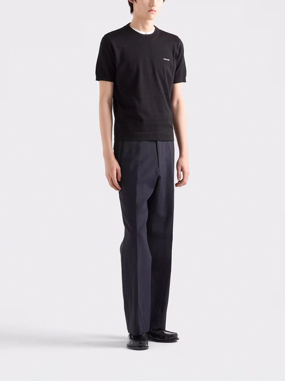 Prada Men Cotton Round Neck PRADA