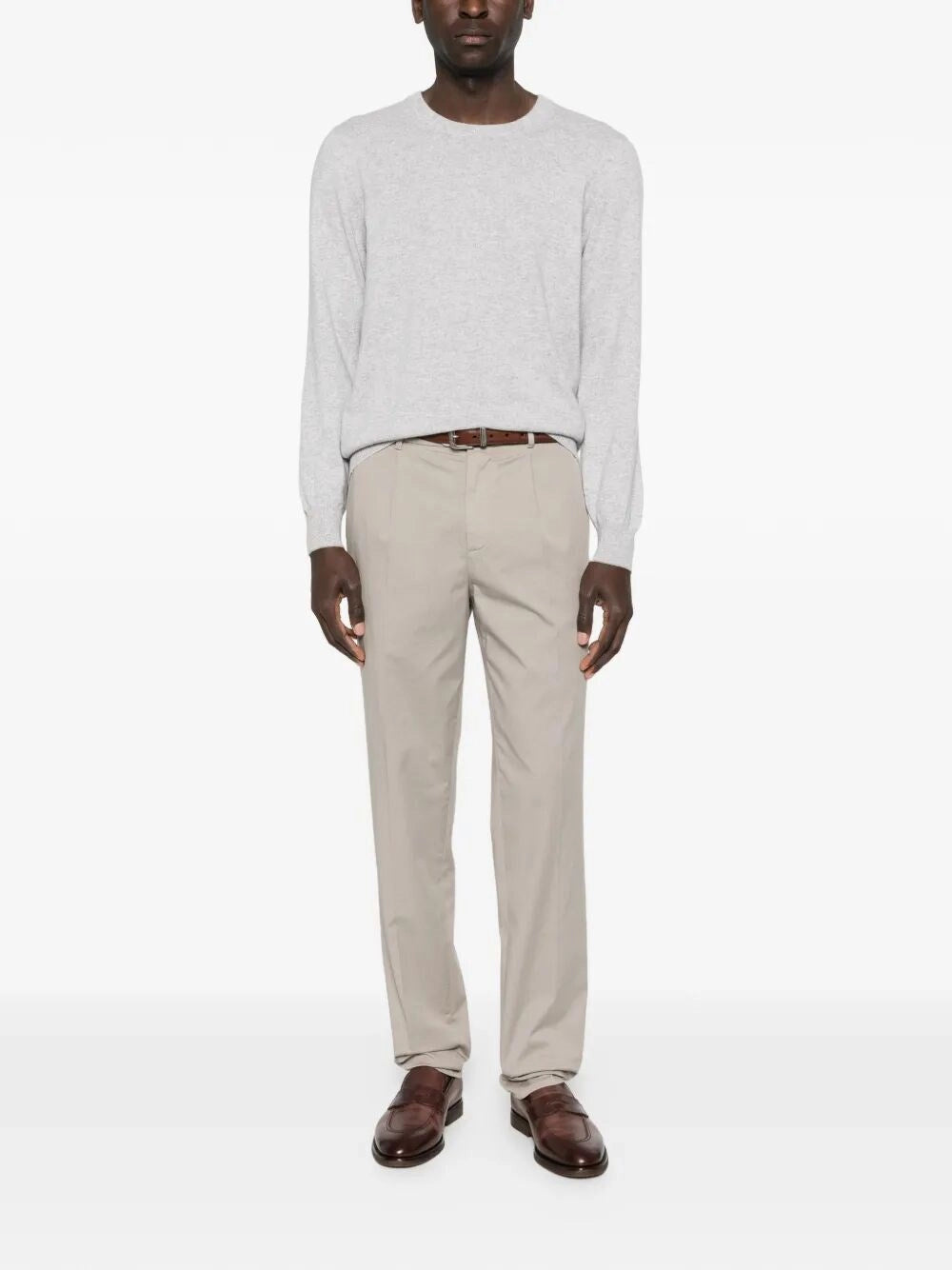 Brunello Cucinelli Men Garment-Dyed Leisure Fit Pants BRUNELLO CUCINELLI