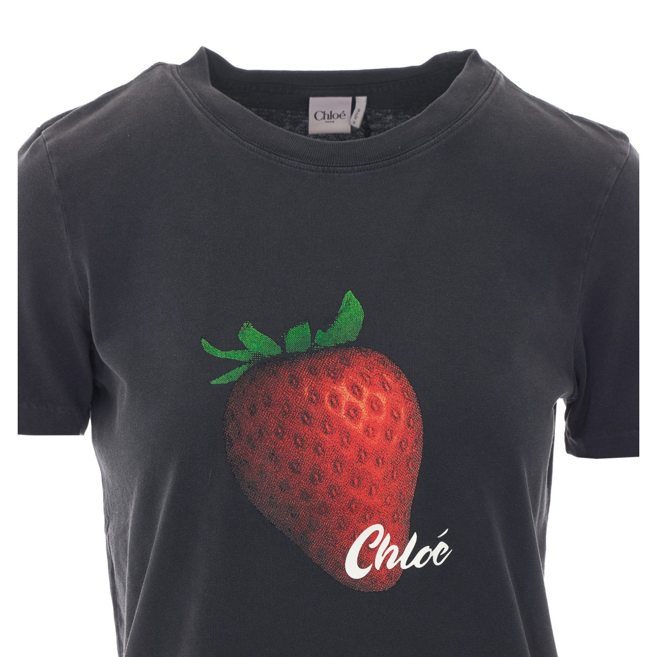 Chloe' Women Baby Fit T-Shirt With Logo CHLOE