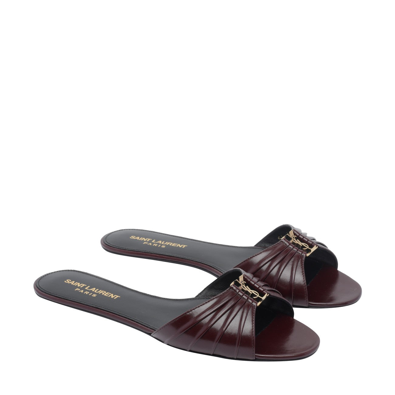 Saint Laurent Women Babylone Flat Sandals SAINT LAURENT