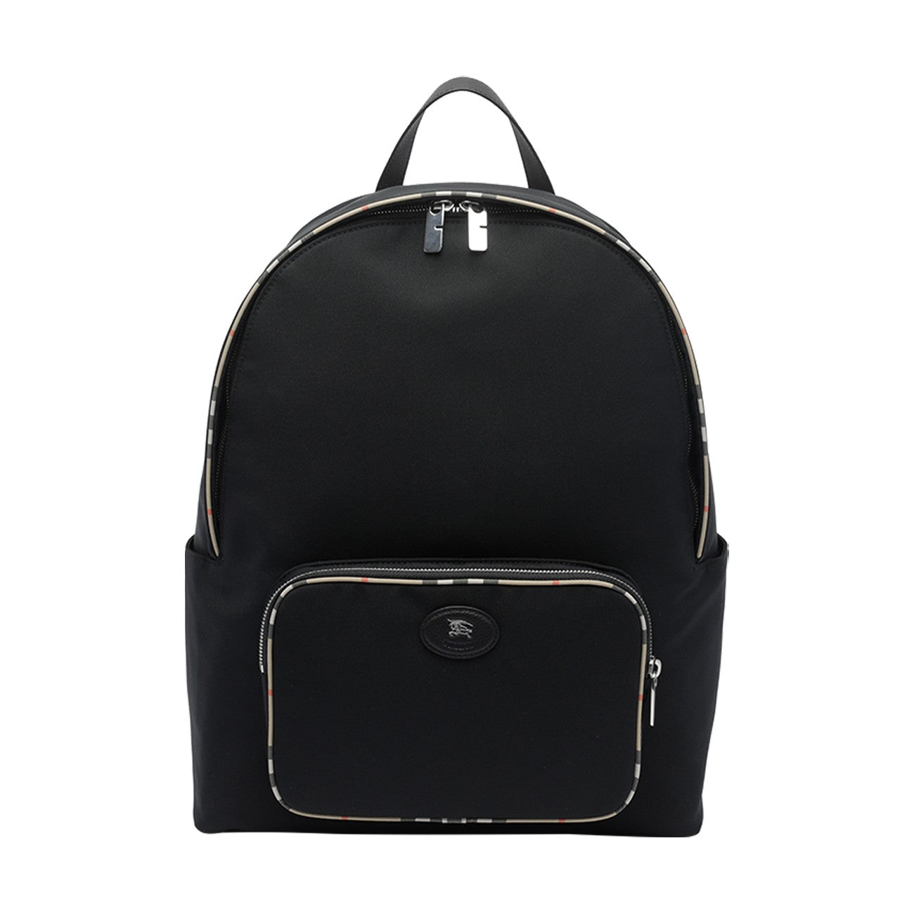 Burberry Men Backpack With Check Trim BURBERRY