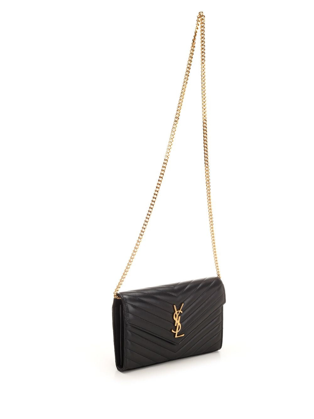Saint Laurent Women "Cassandre" Wallet On Chain SAINT LAURENT
