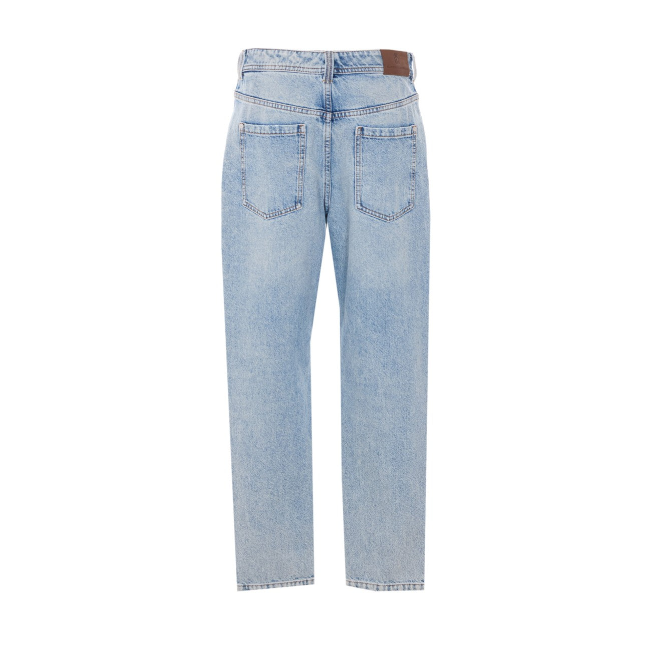 Brunello Cucinelli Women Baggy Tapered Denim Pants BRUNELLO CUCINELLI