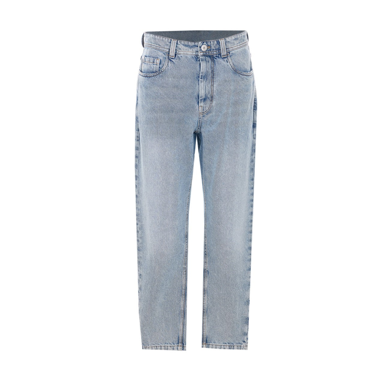 Brunello Cucinelli Women Baggy Tapered Denim Pants BRUNELLO CUCINELLI
