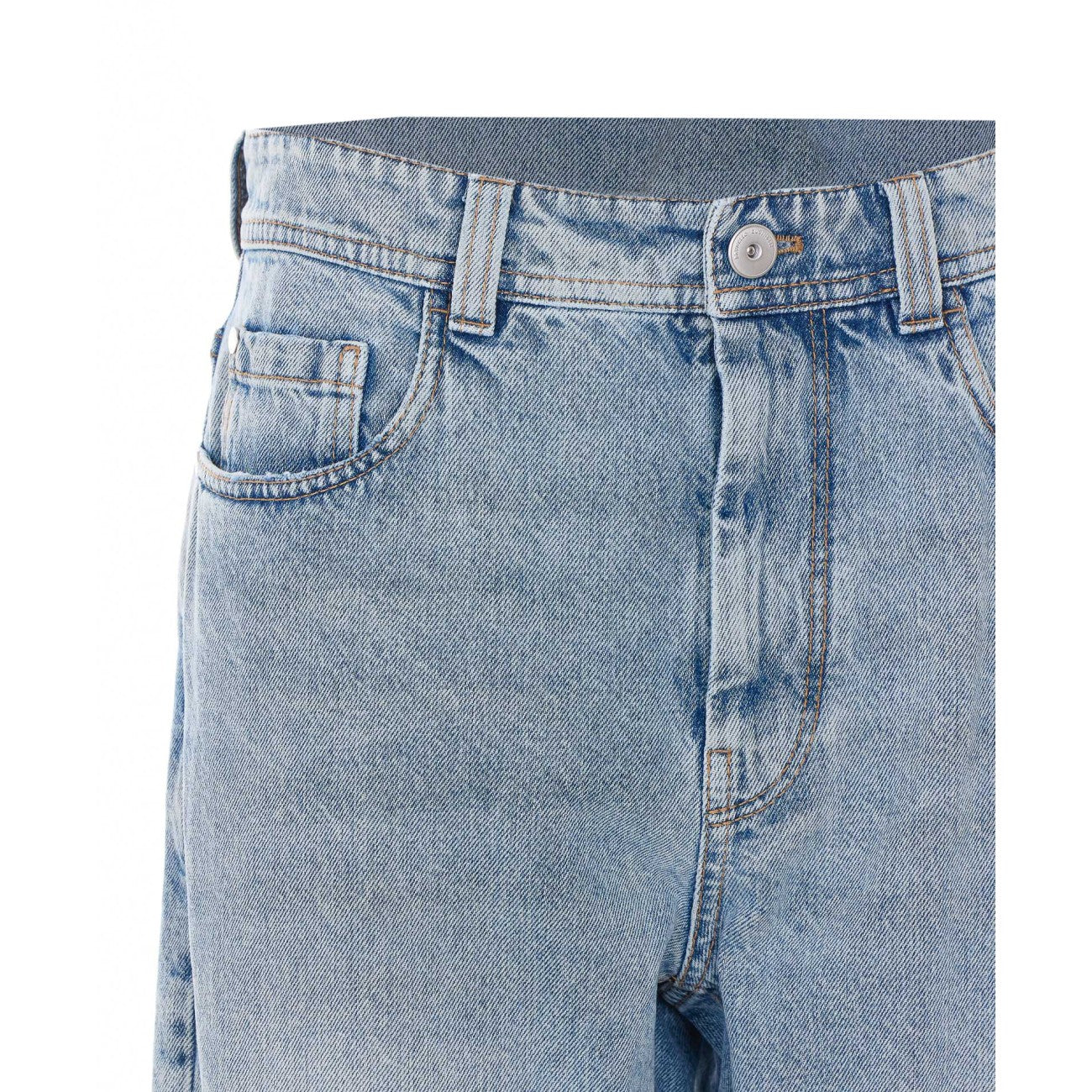 Brunello Cucinelli Women Baggy Tapered Denim Pants BRUNELLO CUCINELLI