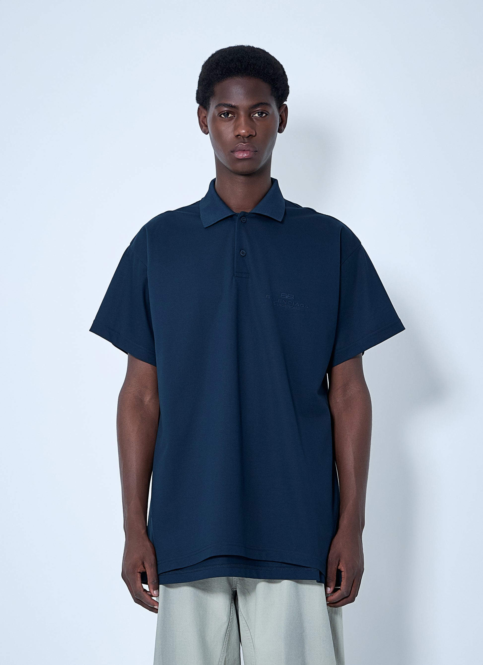 Balenciaga Men Interwined Polo Shirt BALENCIAGA