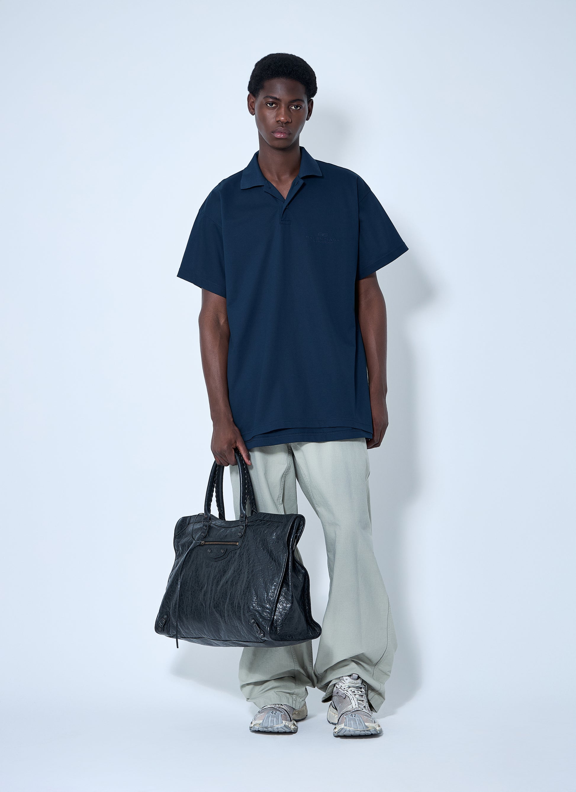 Balenciaga Men Interwined Polo Shirt BALENCIAGA