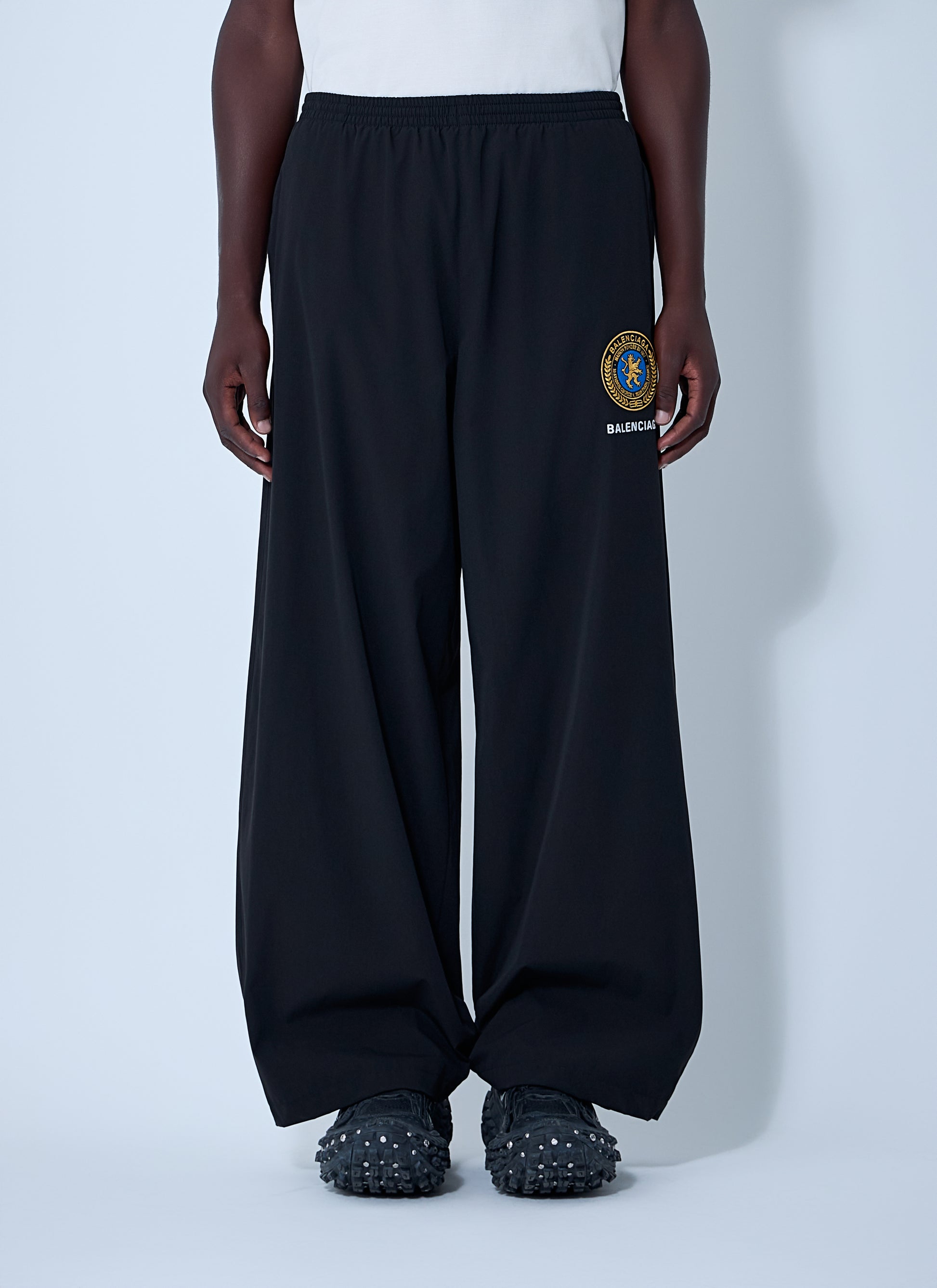 Balenciaga Men Logo Motif Track Pants BALENCIAGA