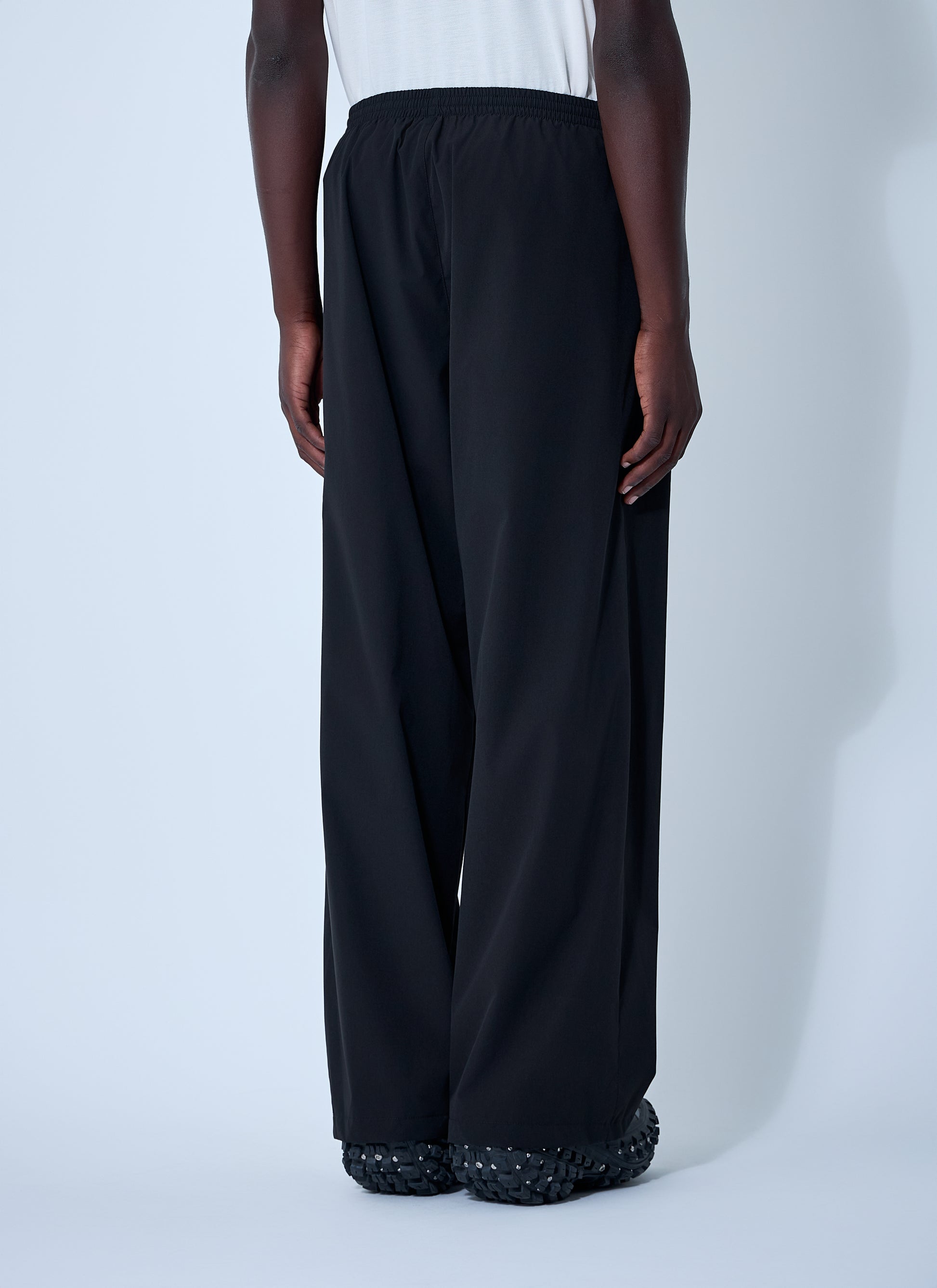 Balenciaga Men Logo Motif Track Pants BALENCIAGA