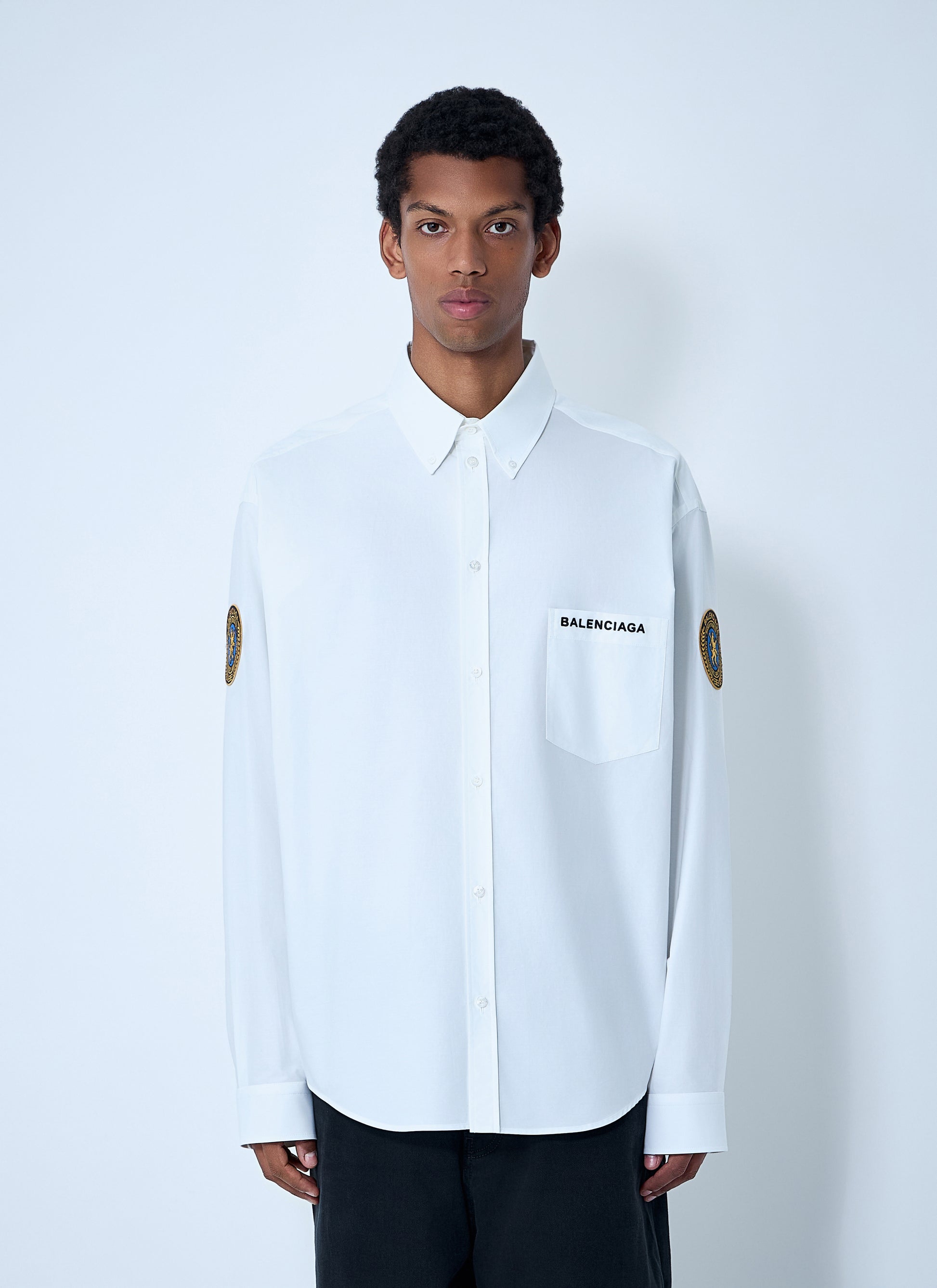 Balenciaga Men Button-Down Shirt BALENCIAGA