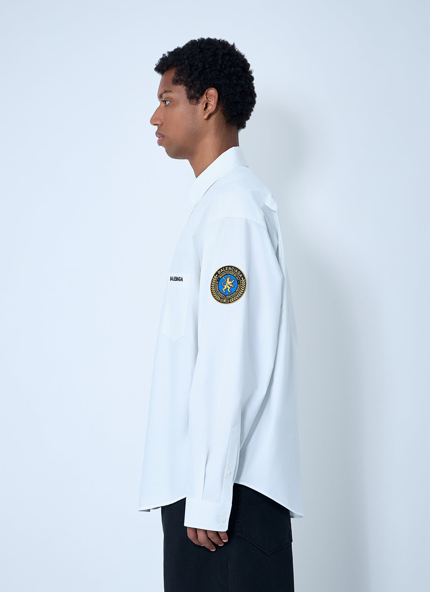 Balenciaga Men Button-Down Shirt BALENCIAGA