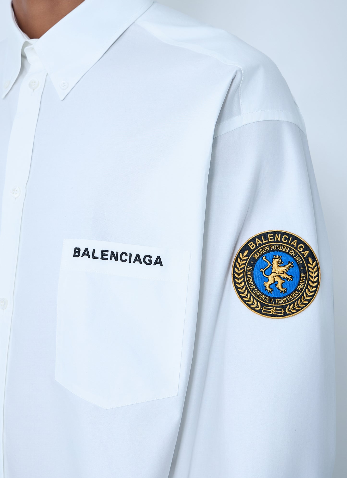 Balenciaga Men Button-Down Shirt BALENCIAGA