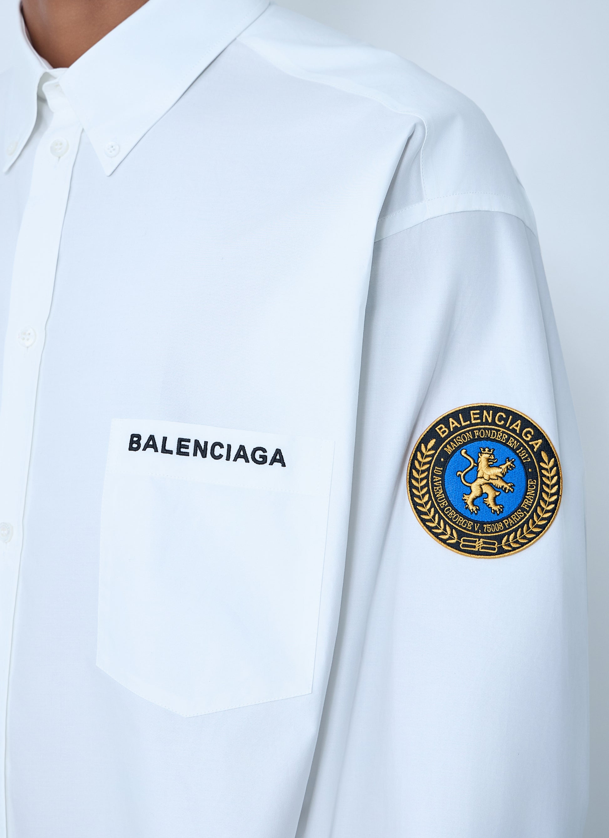 Balenciaga Men Button-Down Shirt BALENCIAGA