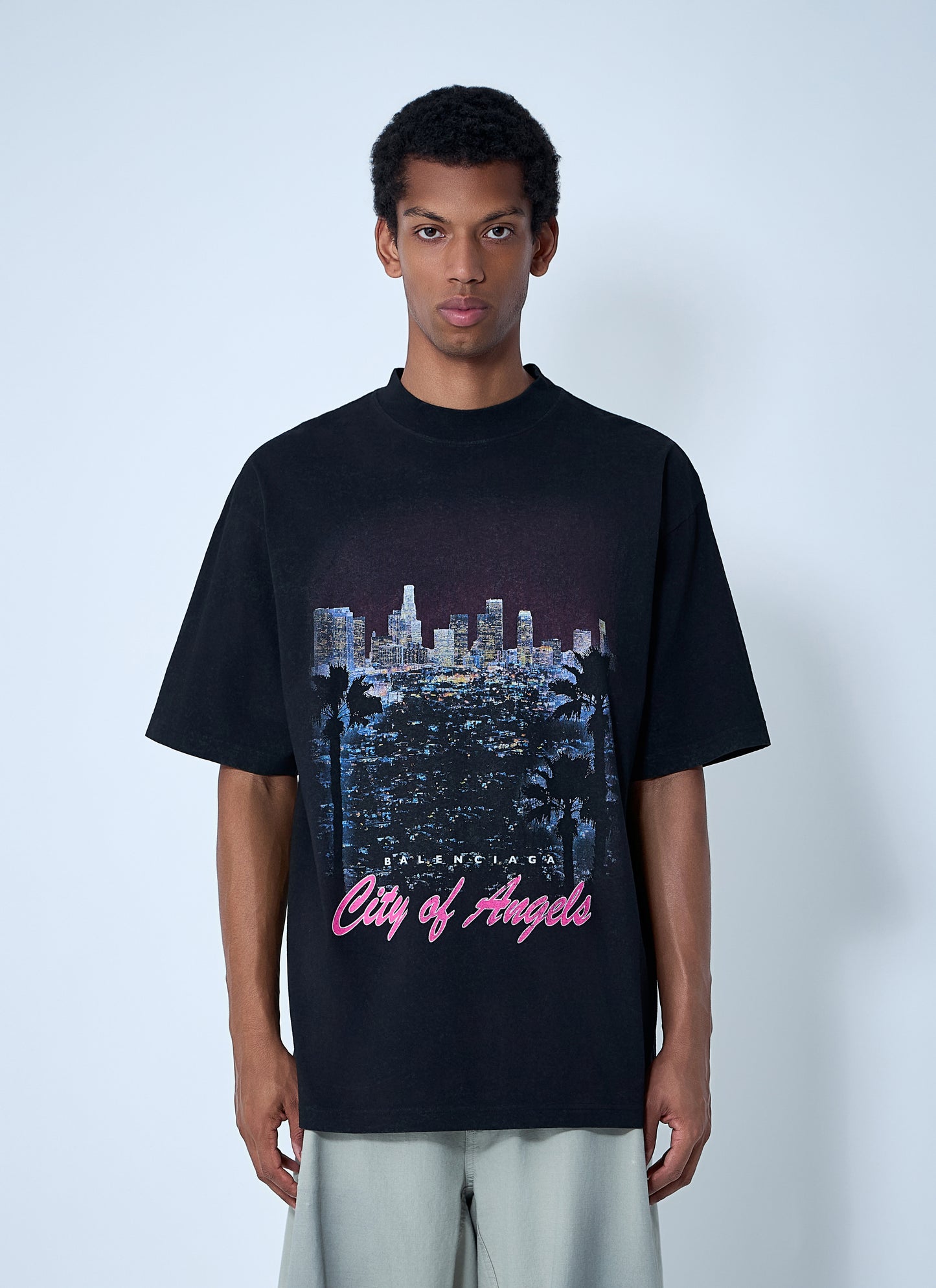 Balenciaga Men City Of Angels T-Shirt BALENCIAGA