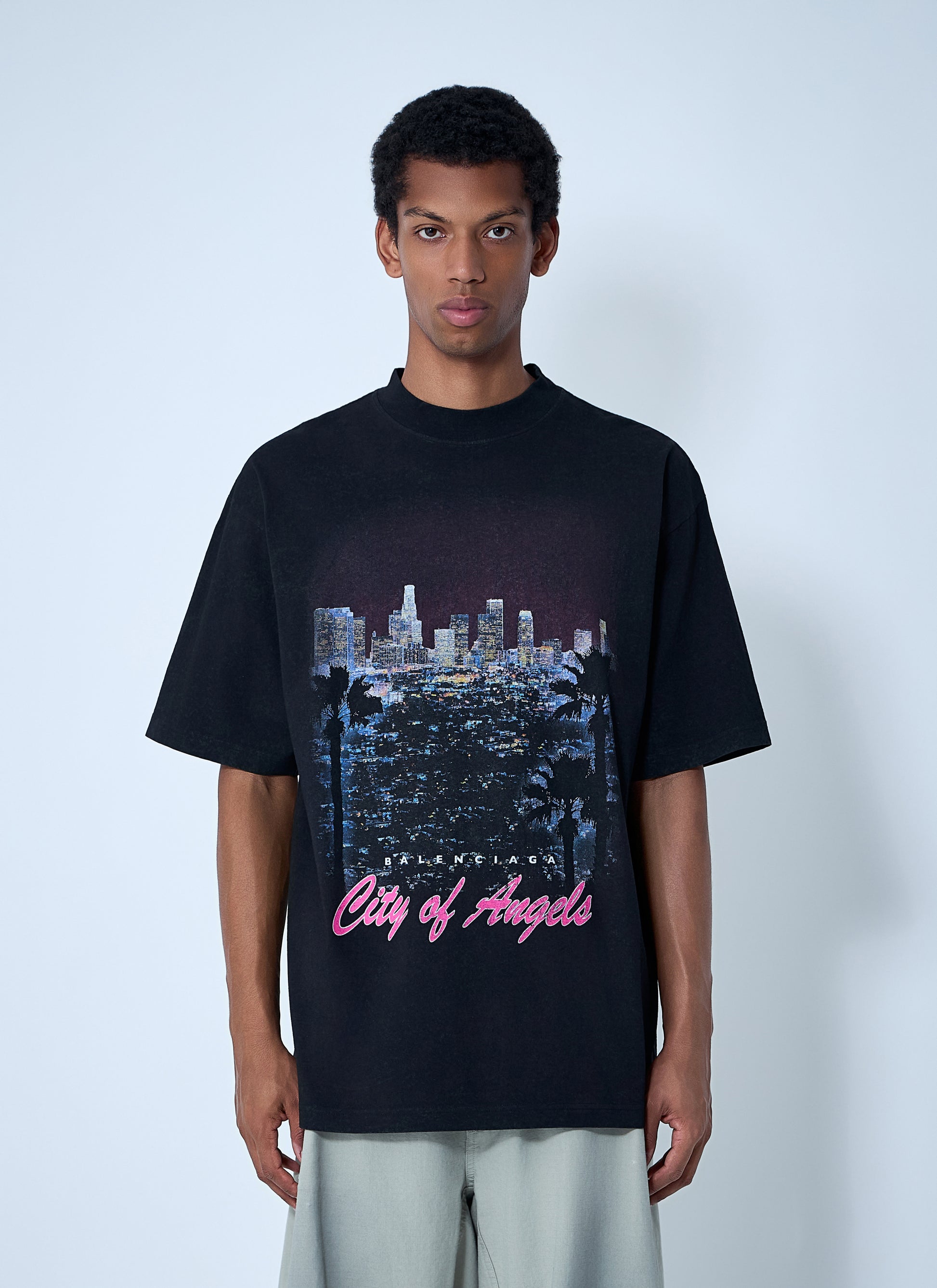 Balenciaga Men City Of Angels T-Shirt BALENCIAGA