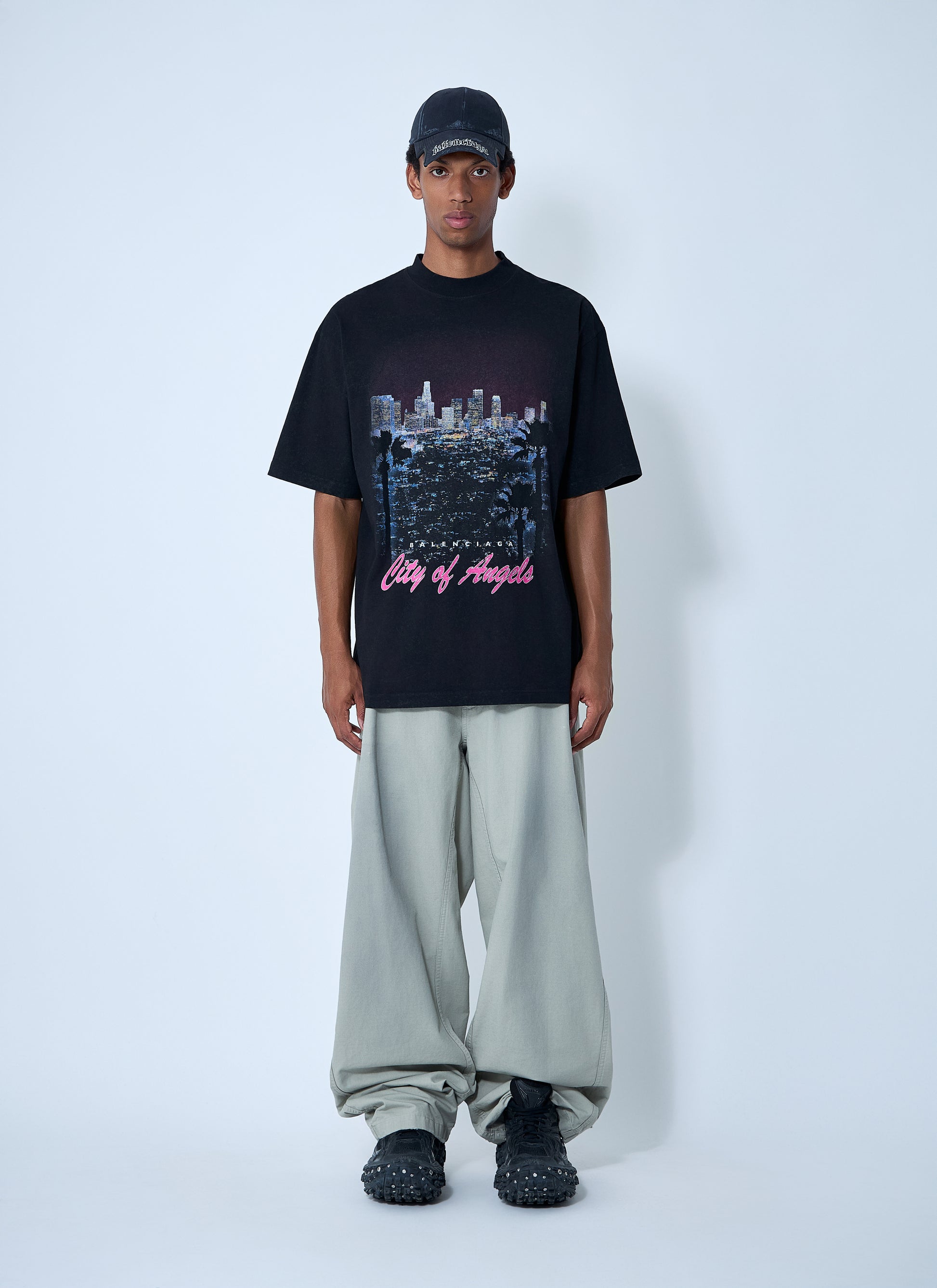 Balenciaga Men City Of Angels T-Shirt BALENCIAGA