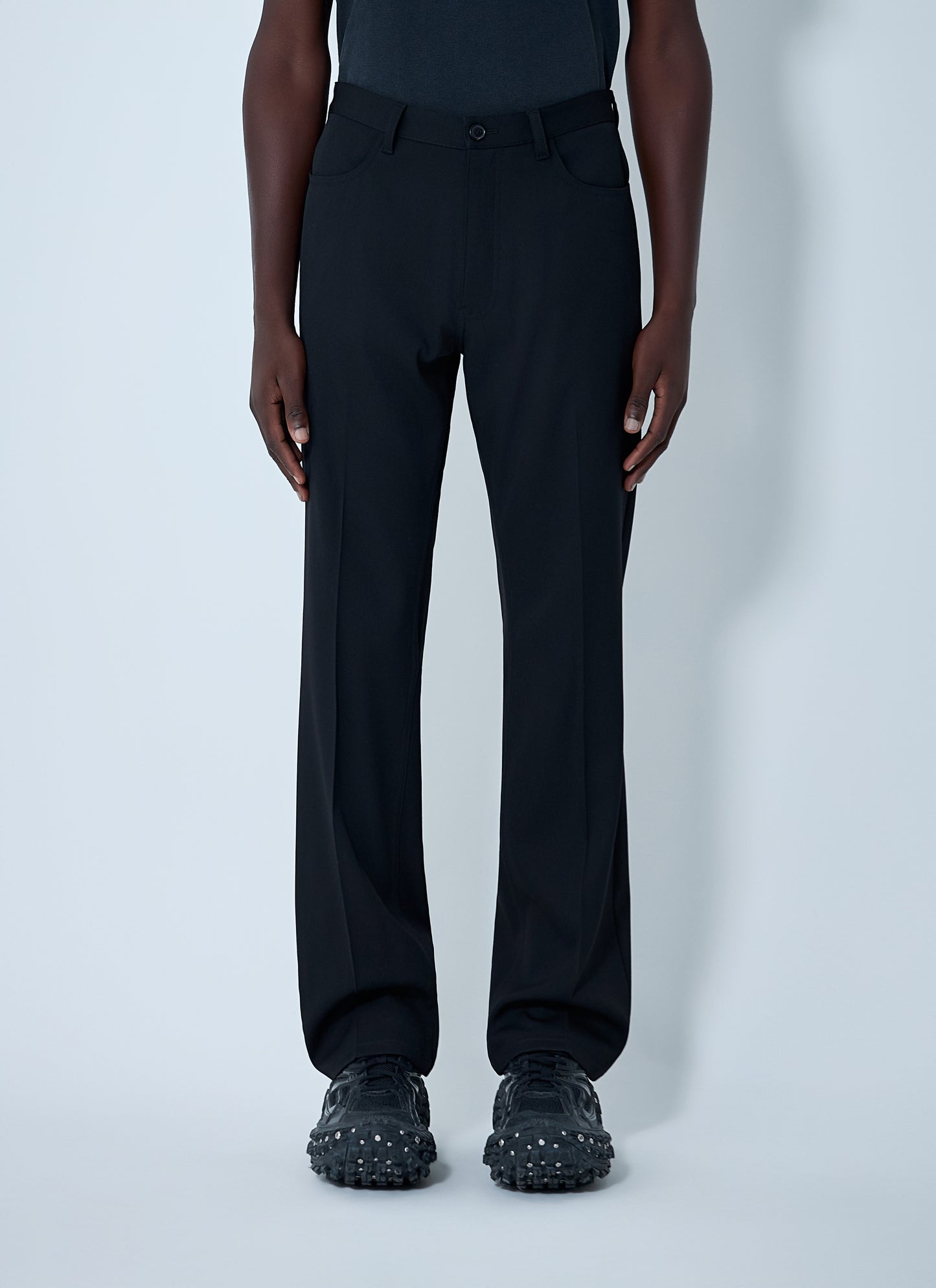 Balenciaga Men Tailored Wool-Blend Pants BALENCIAGA