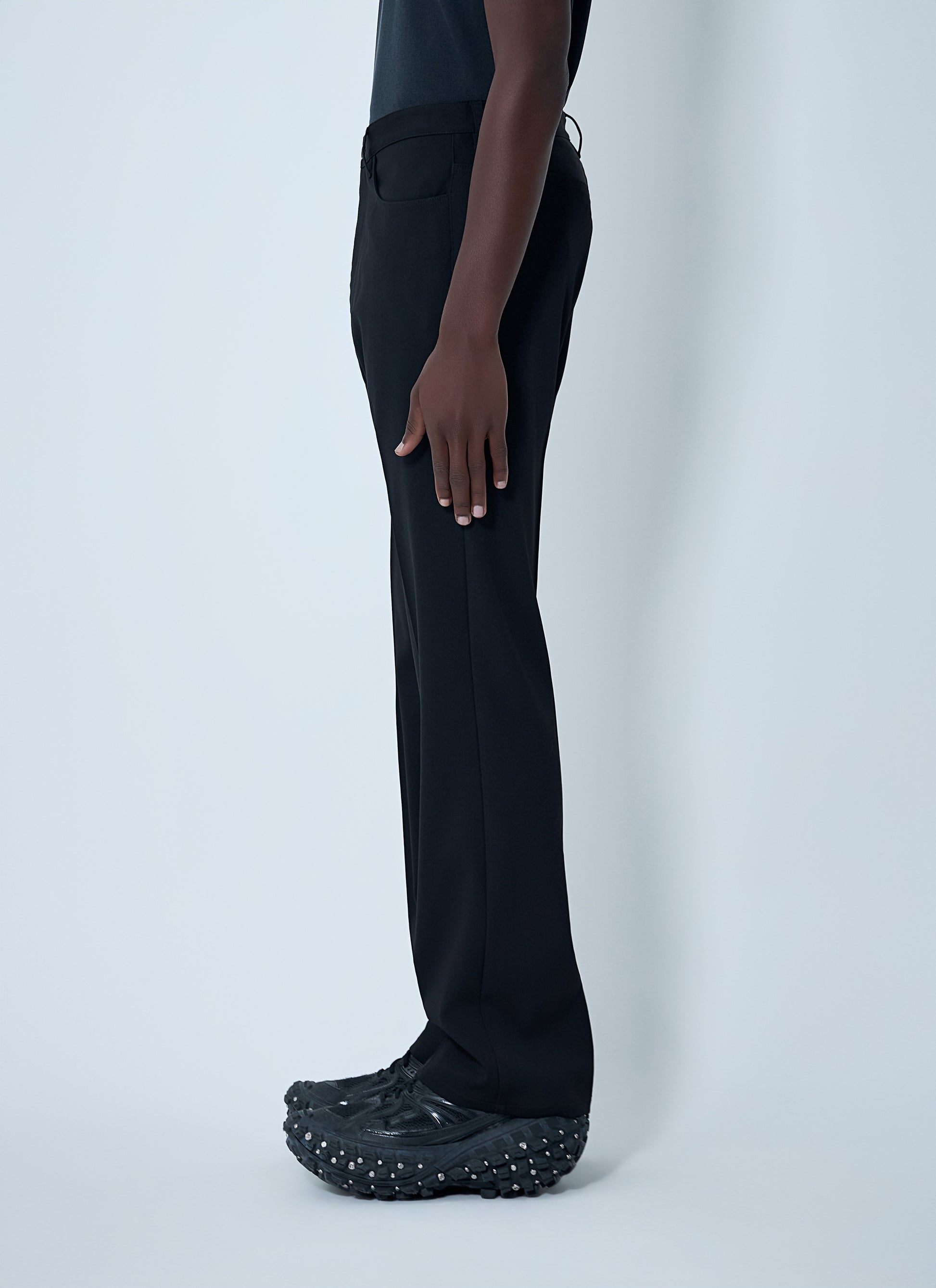 Balenciaga Men Tailored Wool-Blend Pants BALENCIAGA