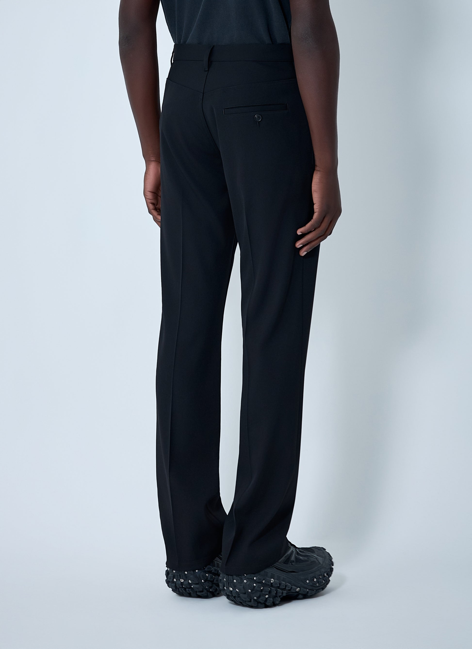 Balenciaga Men Tailored Wool-Blend Pants BALENCIAGA
