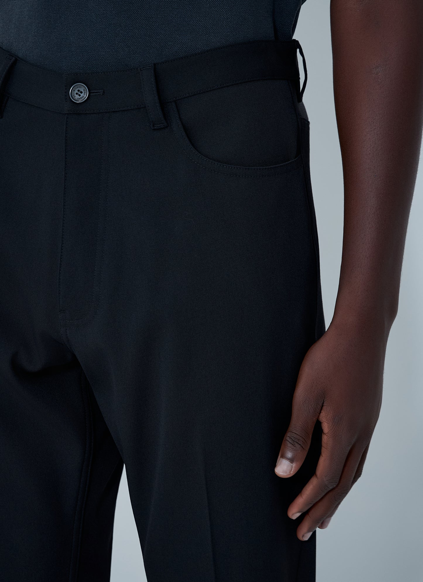 Balenciaga Men Tailored Wool-Blend Pants BALENCIAGA