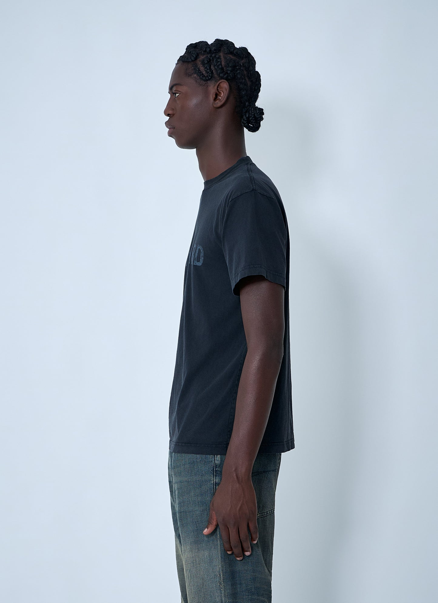 Balenciaga Men Text Motif T-Shirt BALENCIAGA