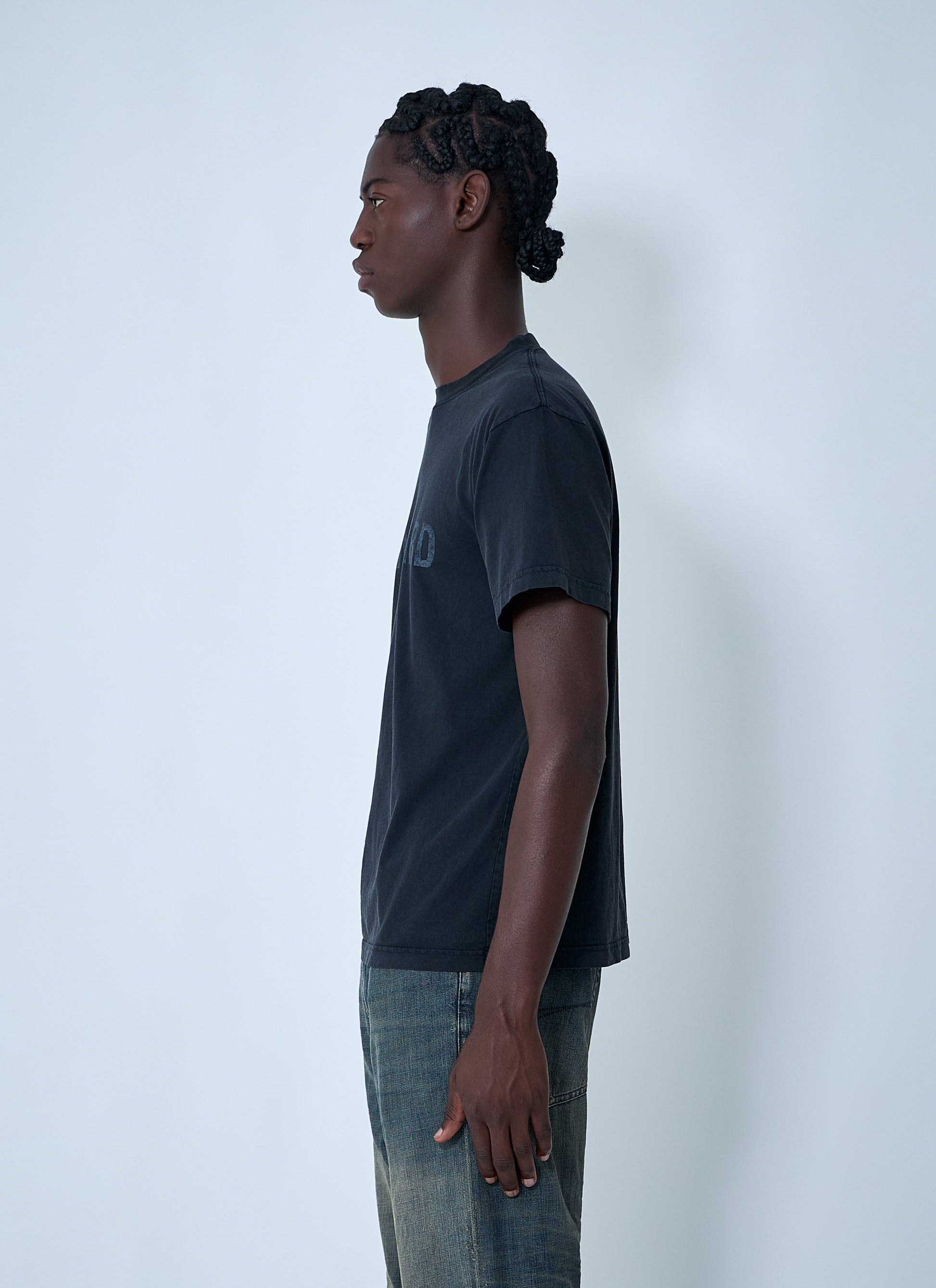 Balenciaga Men Text Motif T-Shirt BALENCIAGA