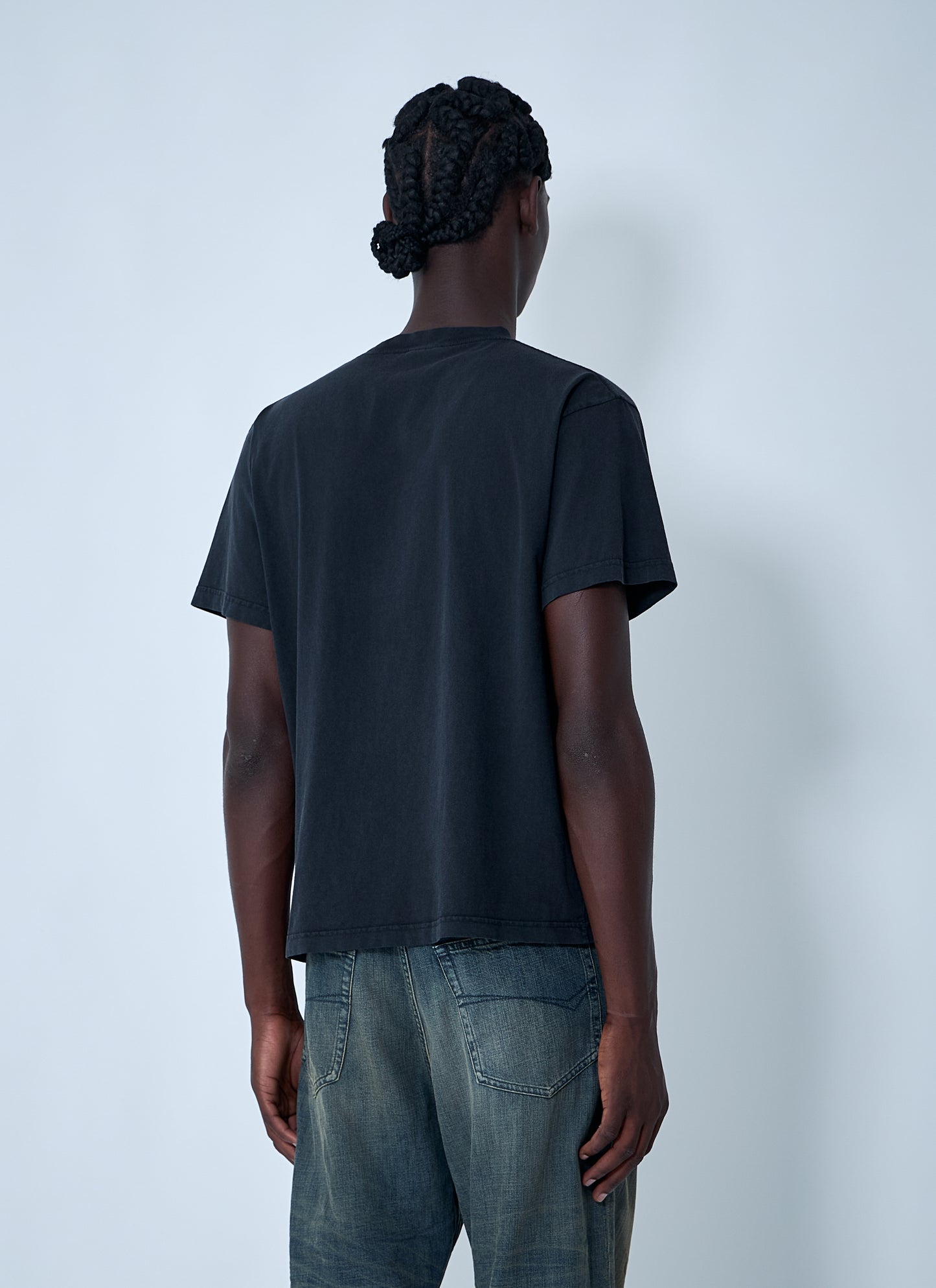 Balenciaga Men Text Motif T-Shirt BALENCIAGA