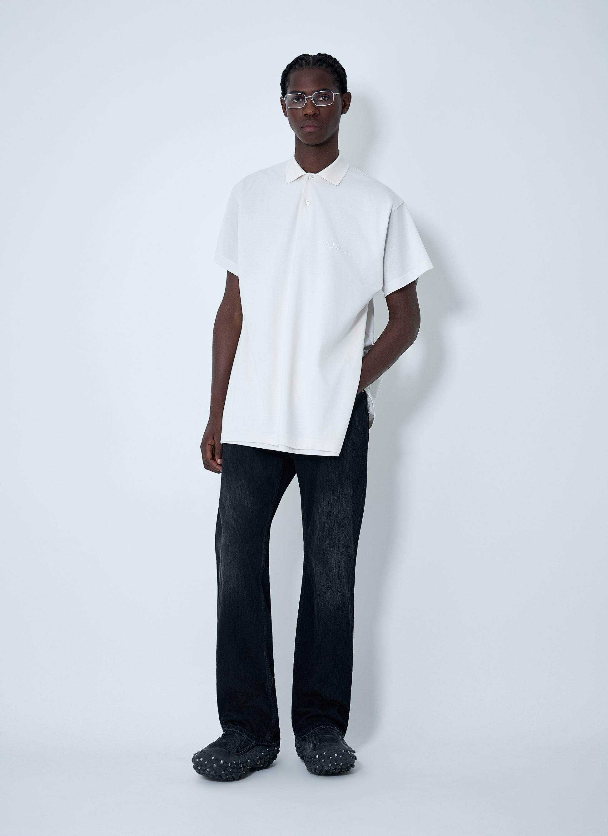 Balenciaga Men Distressed Denim Jeans BALENCIAGA