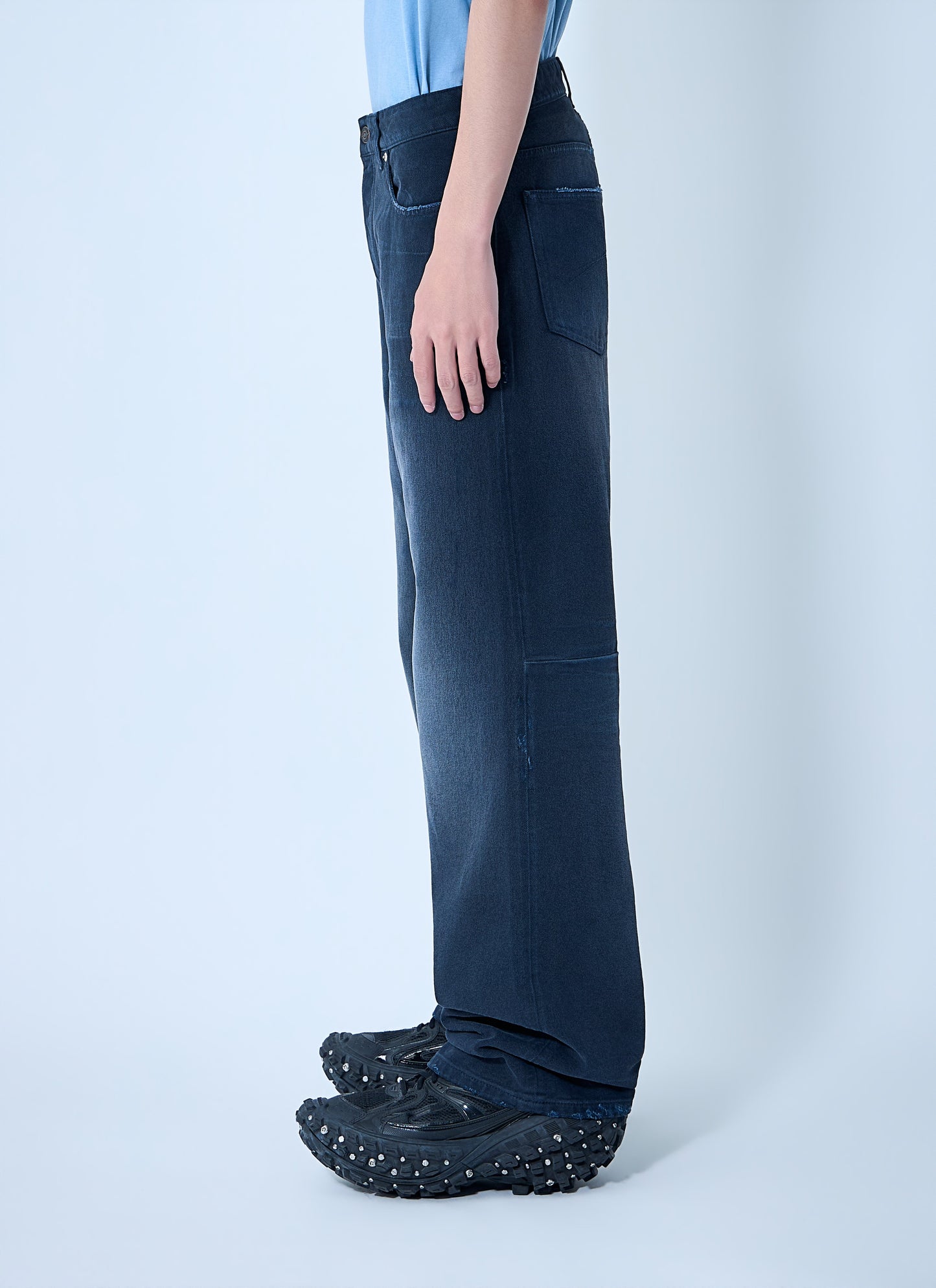 Balenciaga Men Curved Knee Pants BALENCIAGA