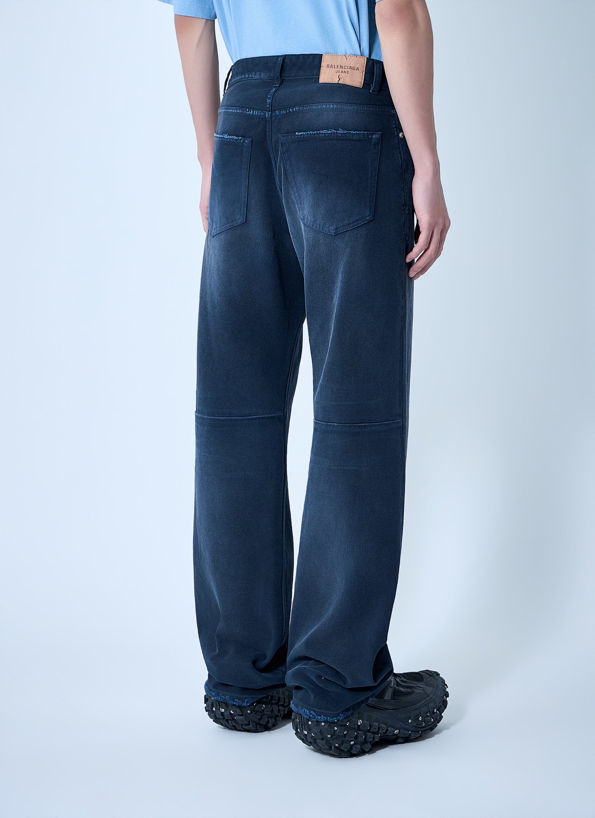 Balenciaga Men Curved Knee Pants BALENCIAGA