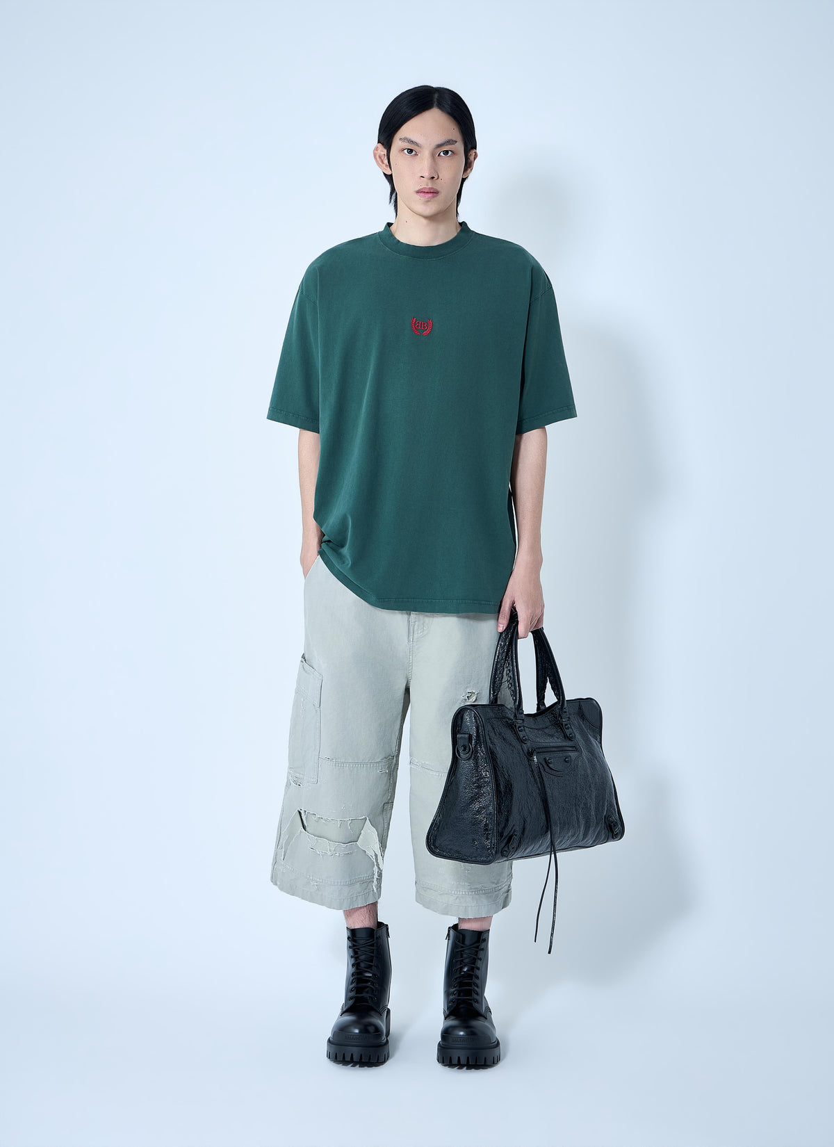 Balenciaga Men Cropped Cargo Pants BALENCIAGA