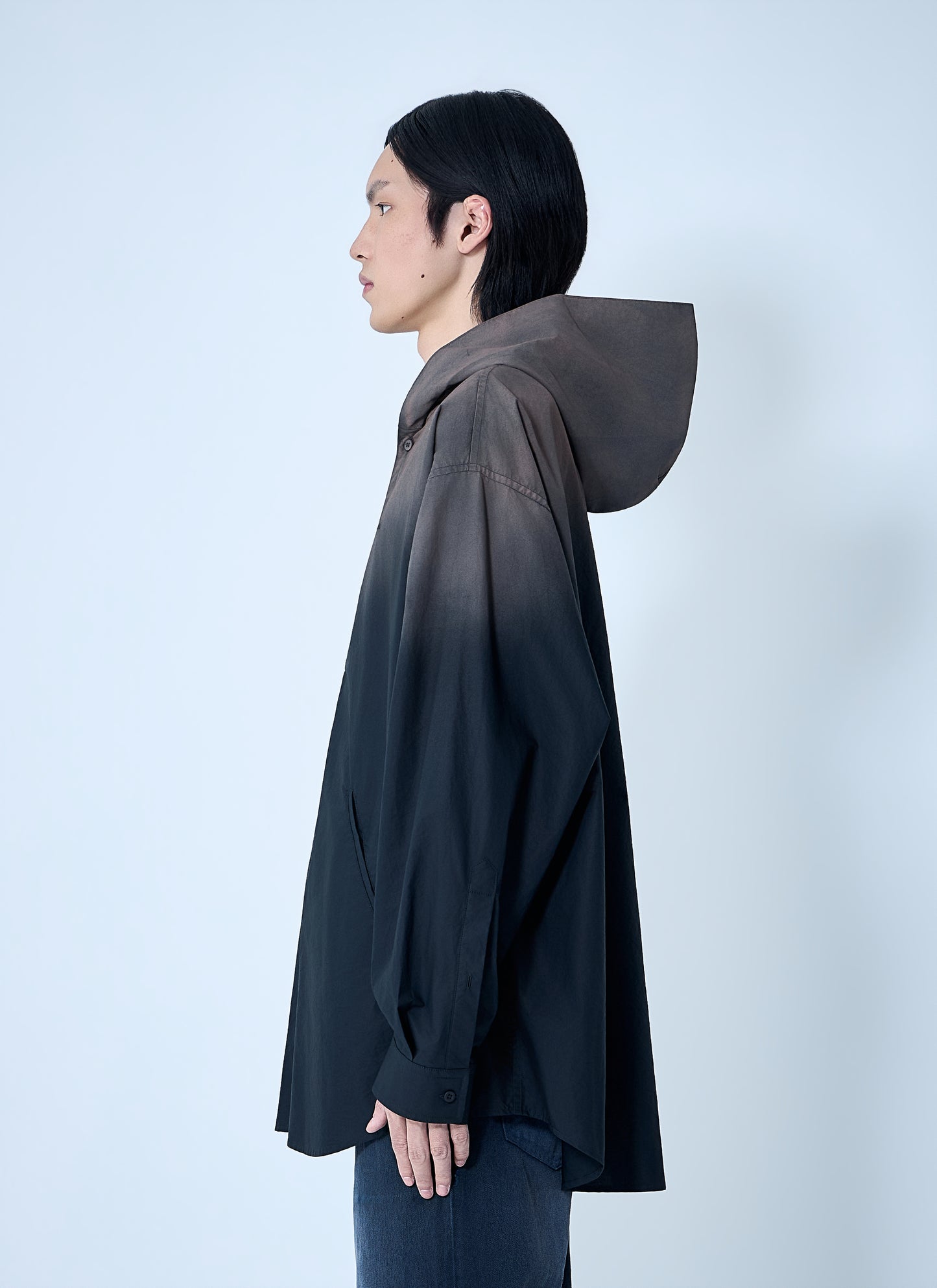 Balenciaga Men Hooded Shirt BALENCIAGA