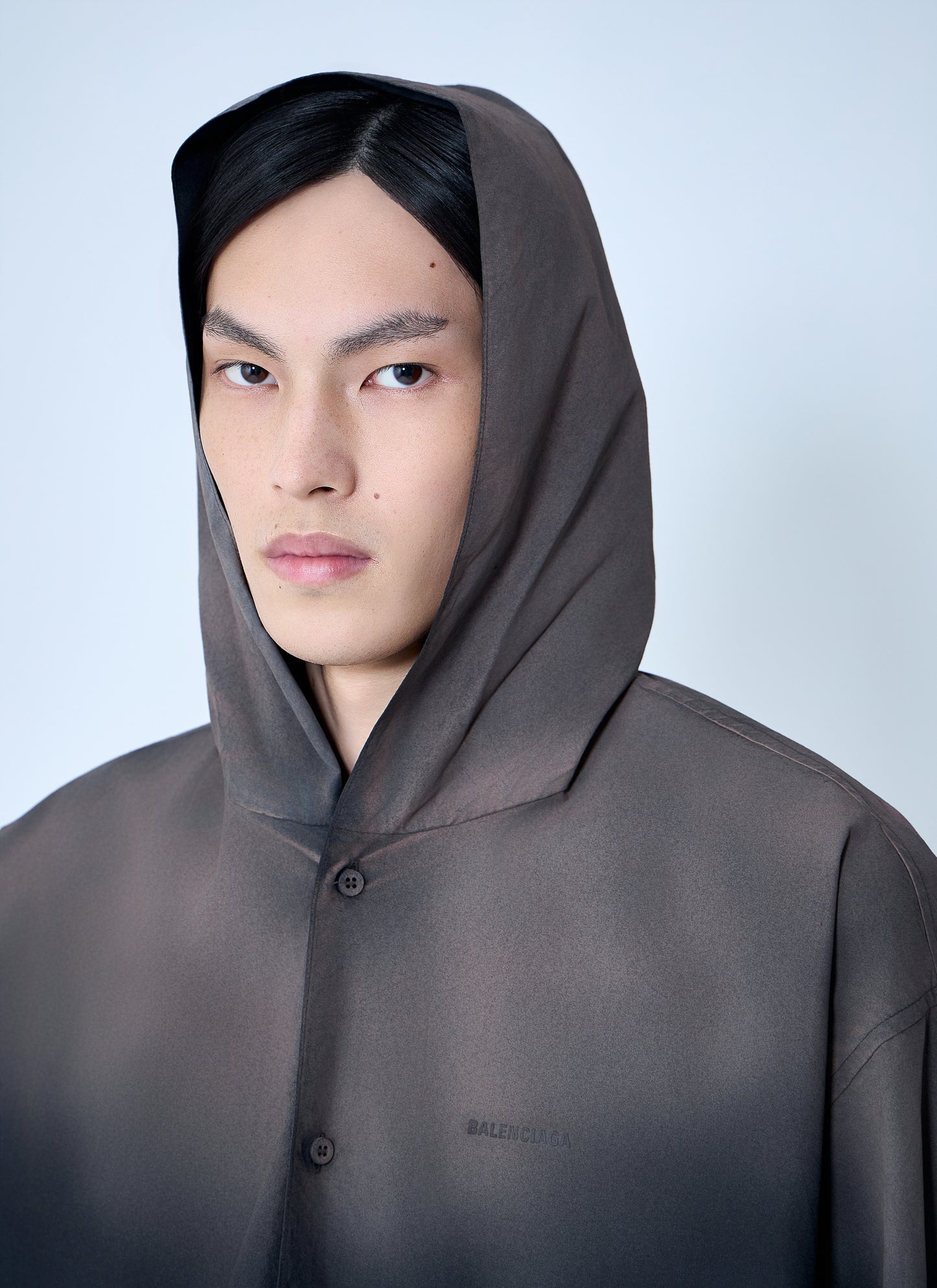 Balenciaga Men Hooded Shirt BALENCIAGA