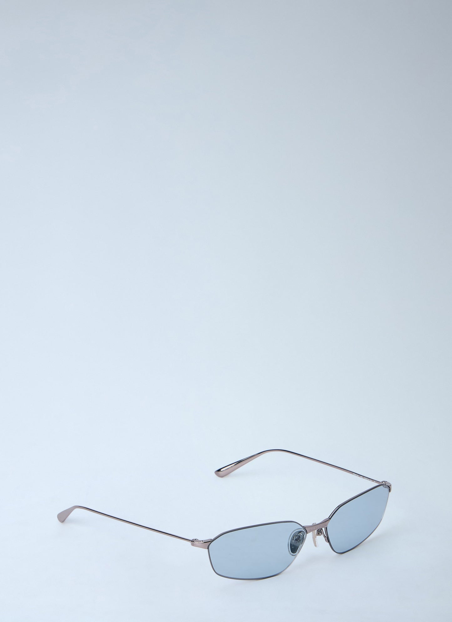 Balenciaga Men Invisible 2.0 Oval Sunglasses BALENCIAGA