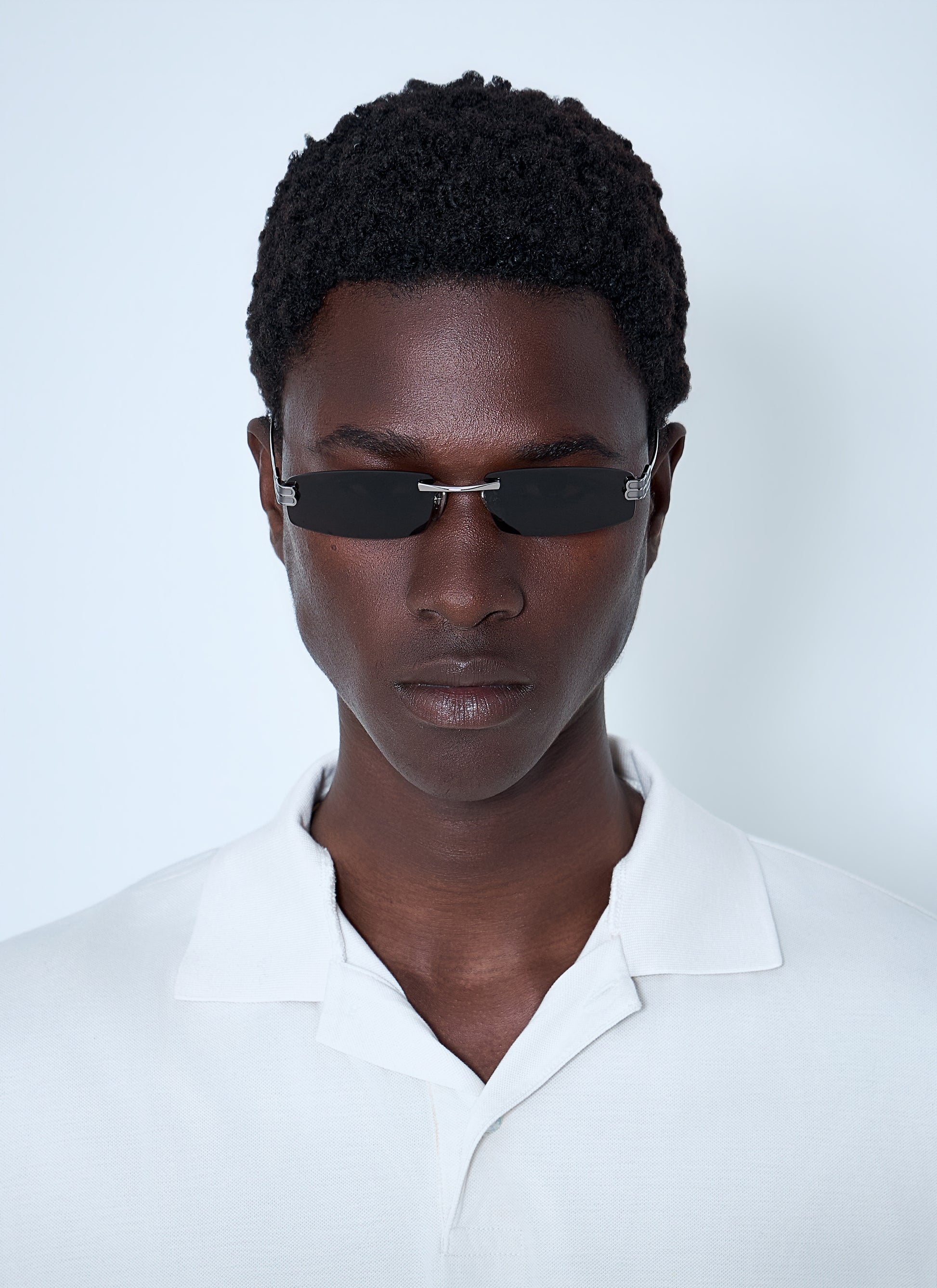 Balenciaga Men Gossip Rectangle Sunglasses BALENCIAGA