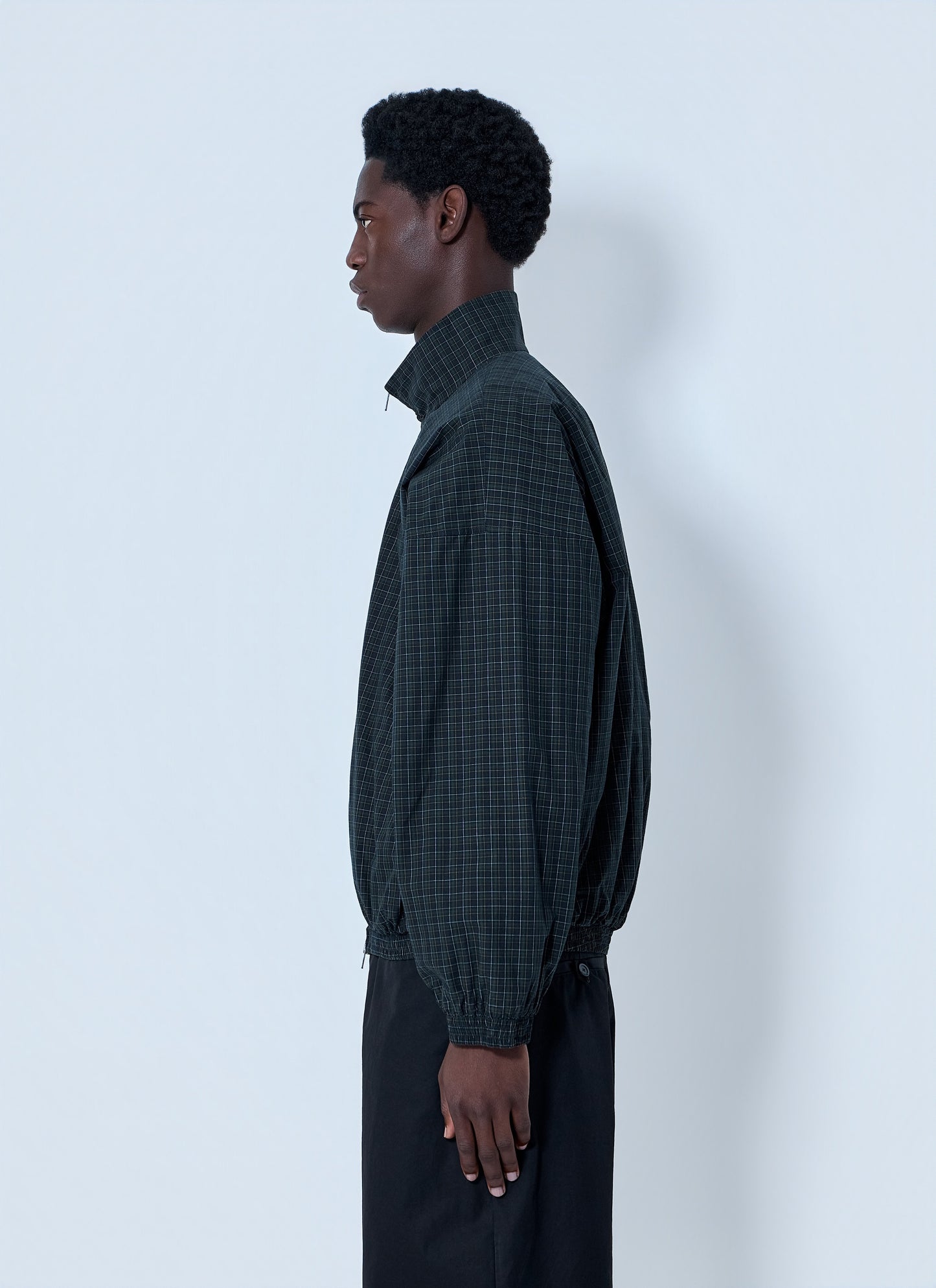 Balenciaga Men Checked Zip Jacket BALENCIAGA