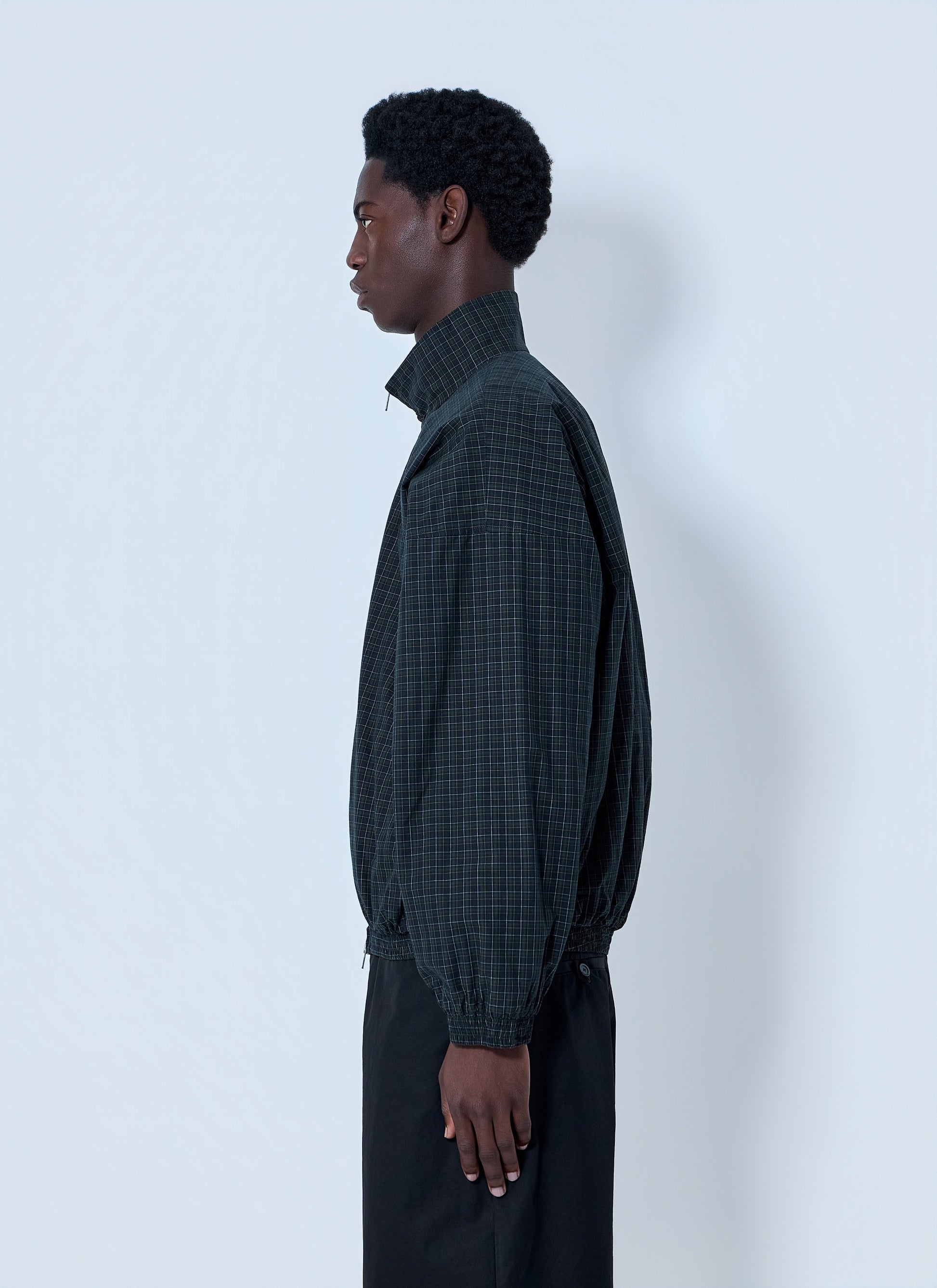 Balenciaga Men Checked Zip Jacket BALENCIAGA