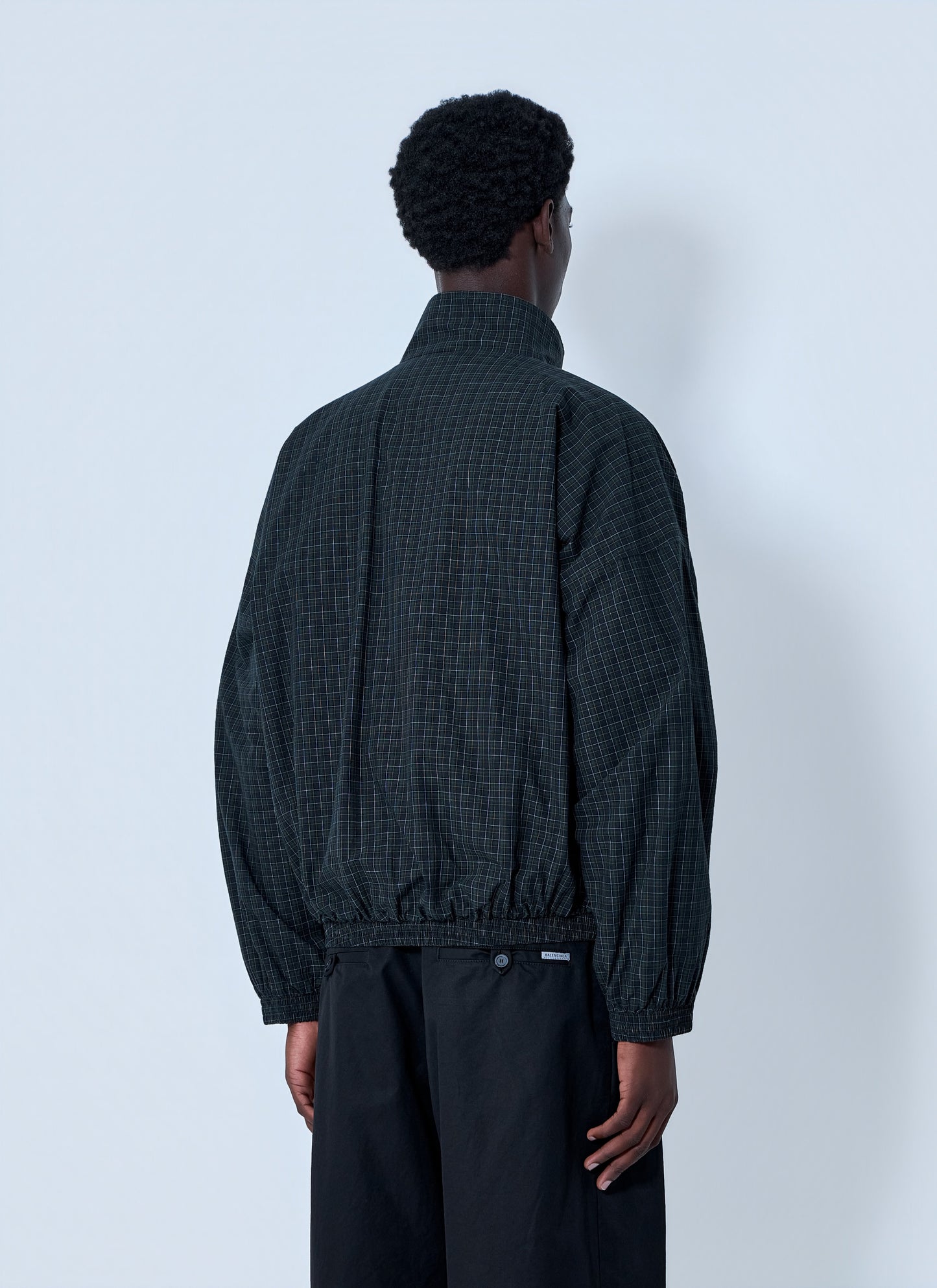Balenciaga Men Checked Zip Jacket BALENCIAGA
