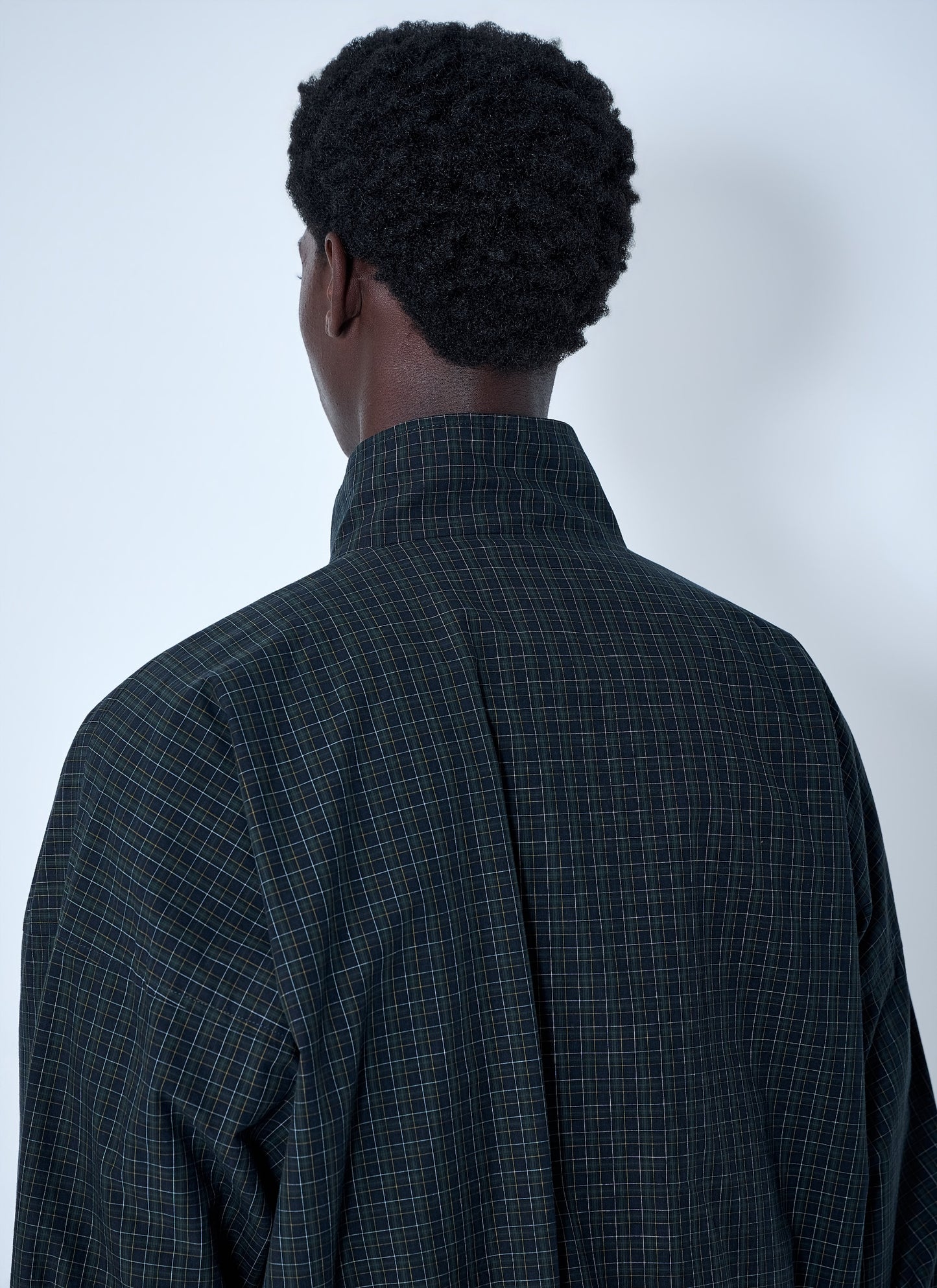Balenciaga Men Checked Zip Jacket BALENCIAGA